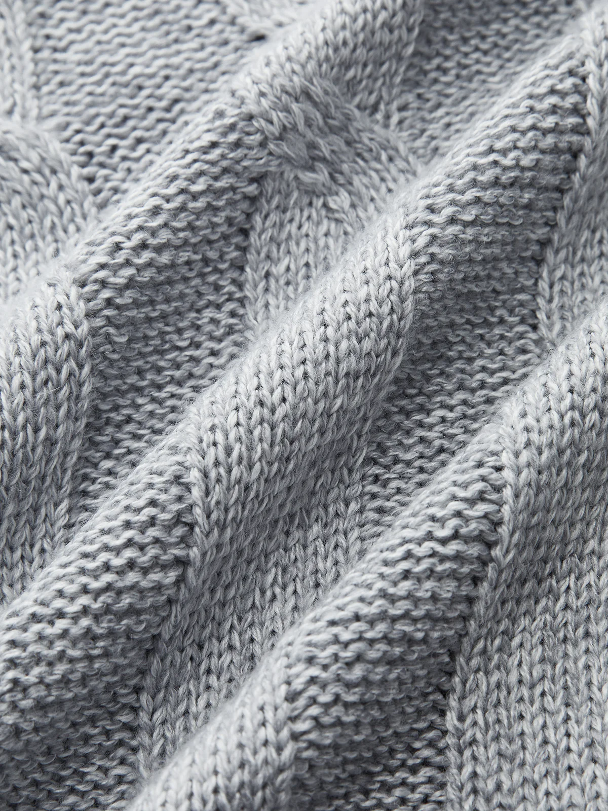 Button-Front Cable Knit Cardigan - Wholesalesil