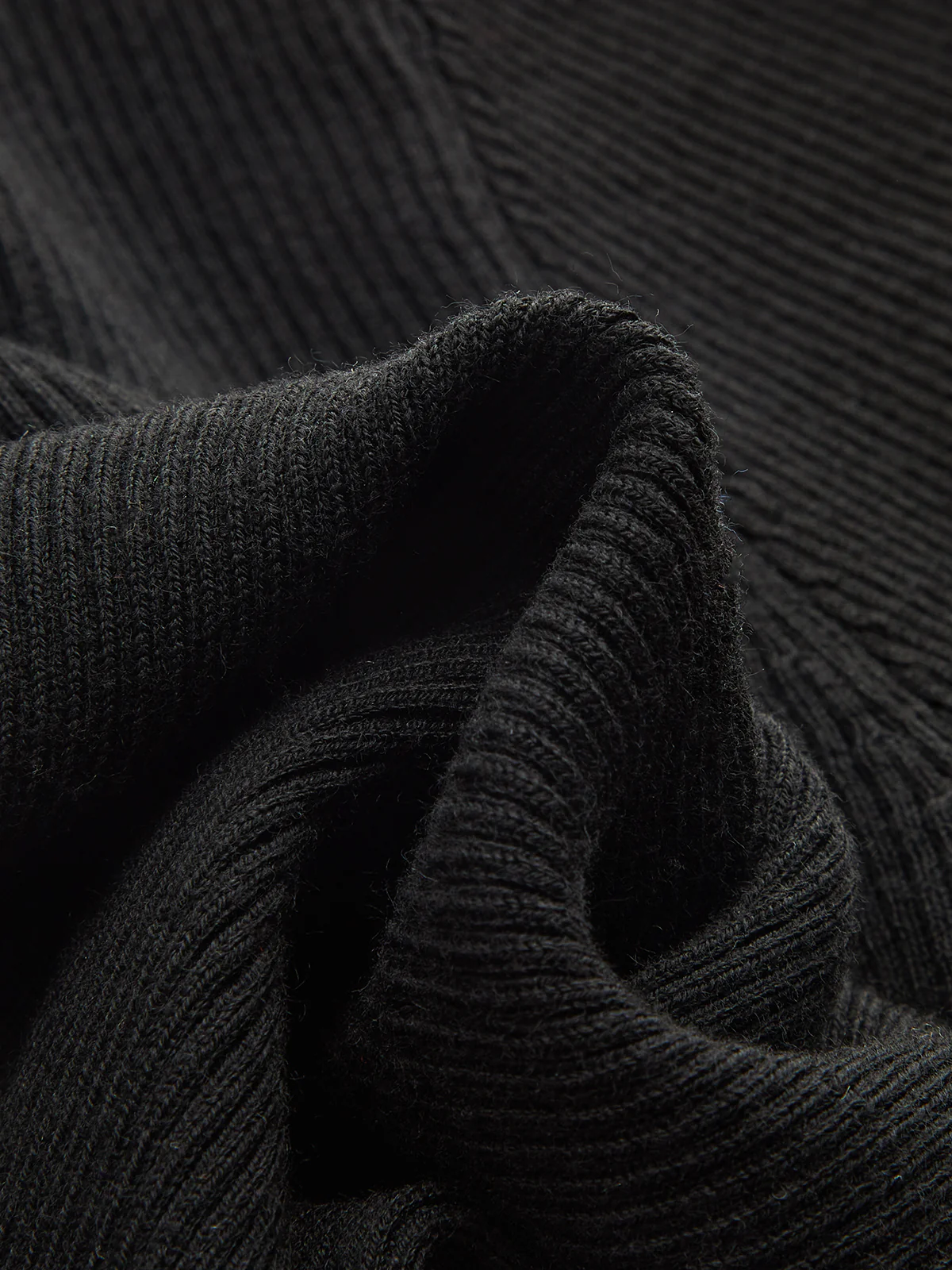 Asymmetric Color Block Metal Button Ribbed Knit Top - Wholesalesil