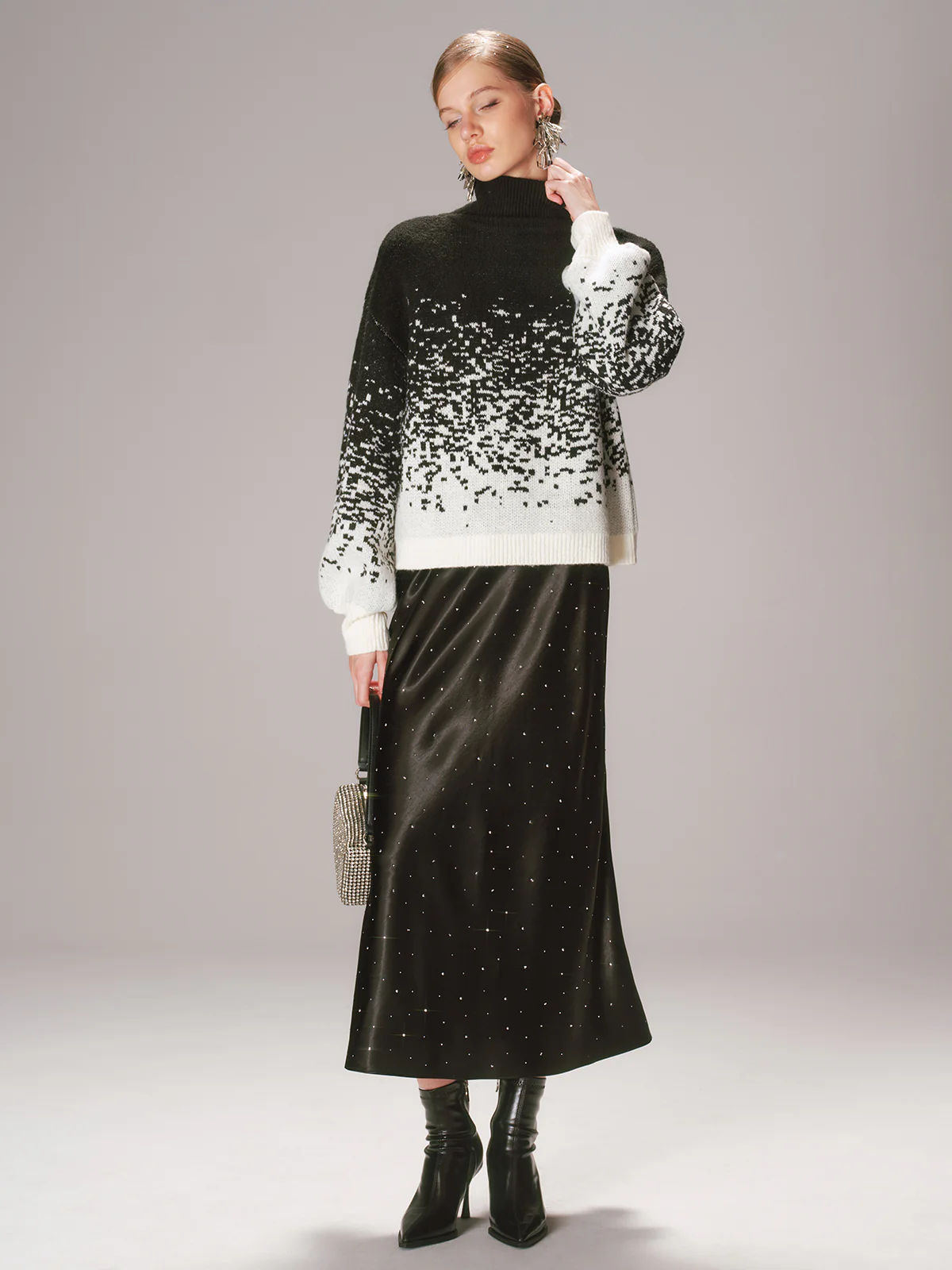 Gradient Wool-Blend Turtleneck Sweater - Wholesalesil