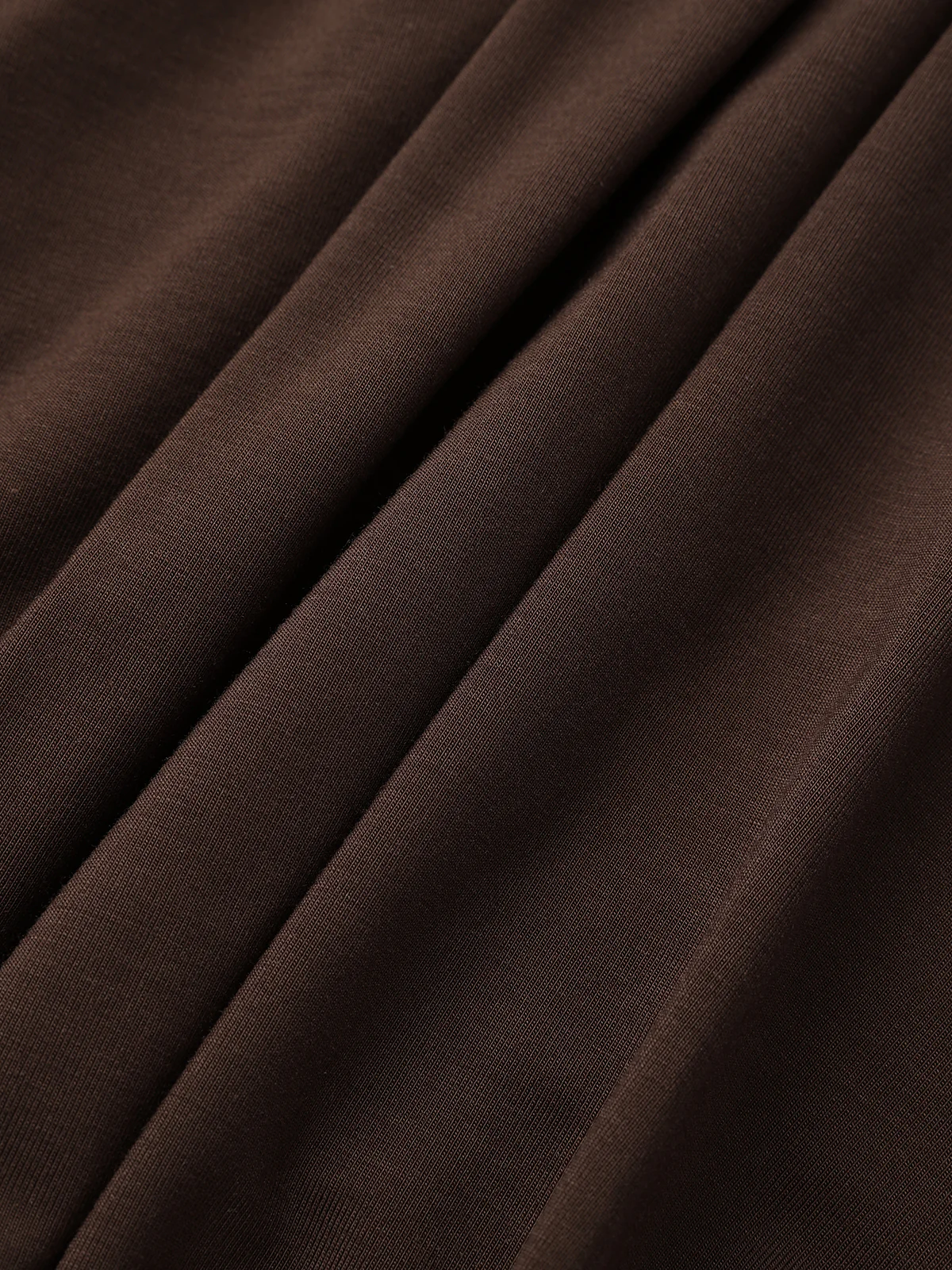 Mock Neck Ruched Modal Long-Sleeve Top - Wholesalesil