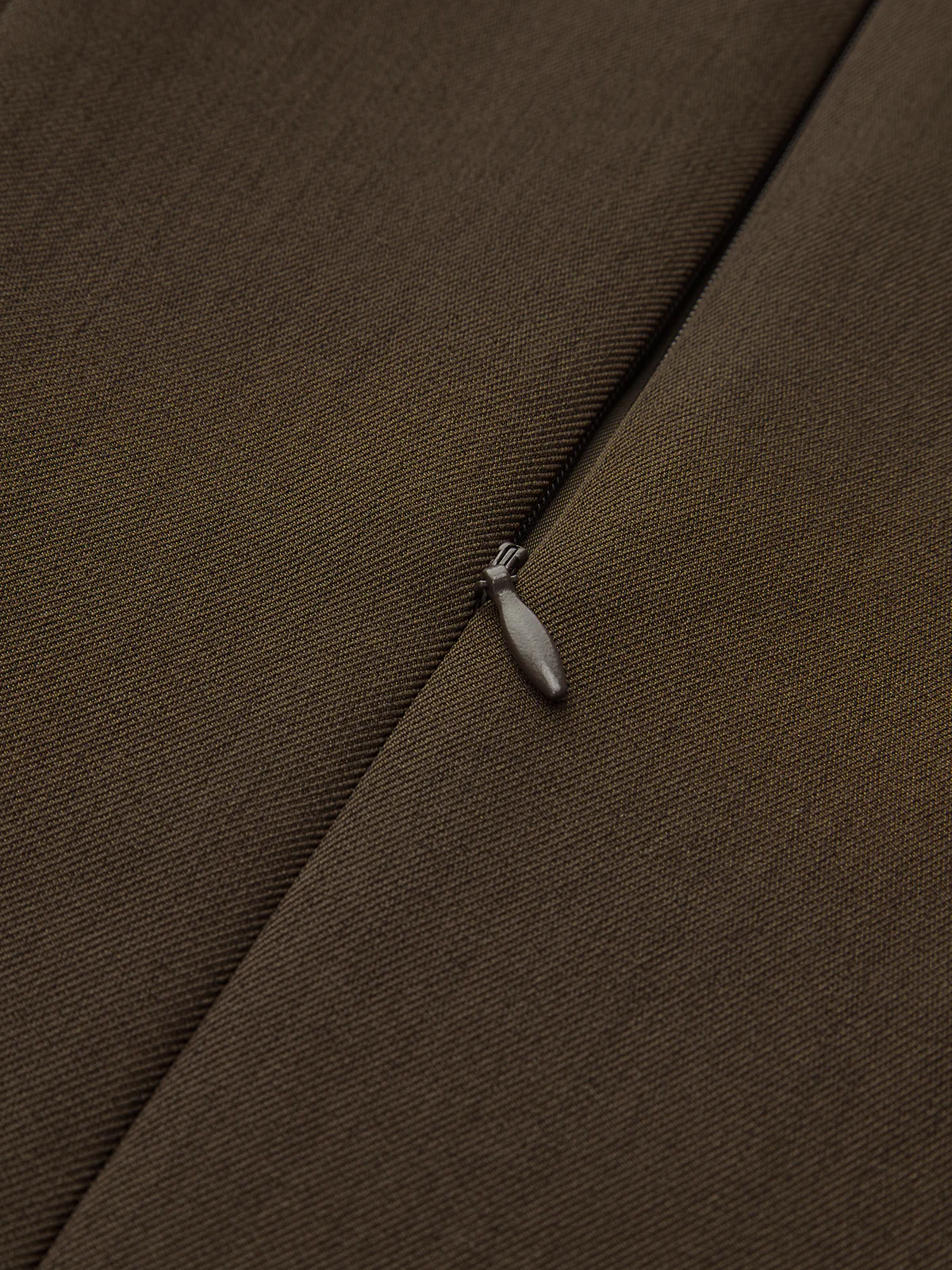 Metal Side Button Long Sleeve Midi Dress - Wholesalesil