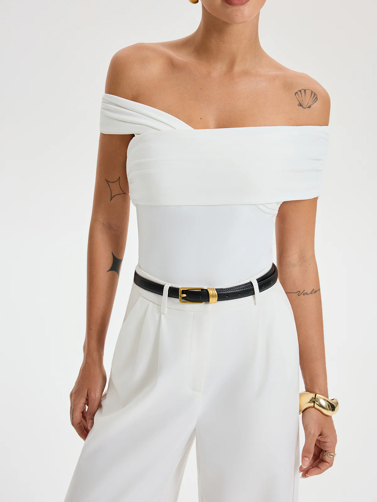 Bra-Free Off-Shoulder Top - Wholesalesil