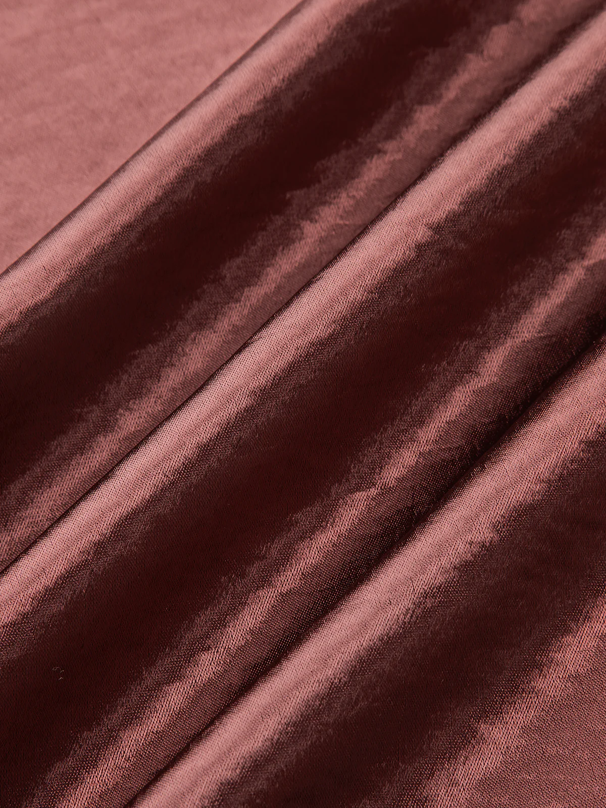 Satin Cowl Neck Cropped Cinched Blouse - Wholesalesil