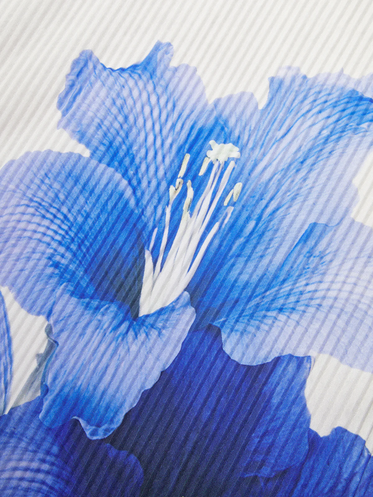 Floral Print Gradient Strapless Pleated Maxi Dress - Wholesalesil