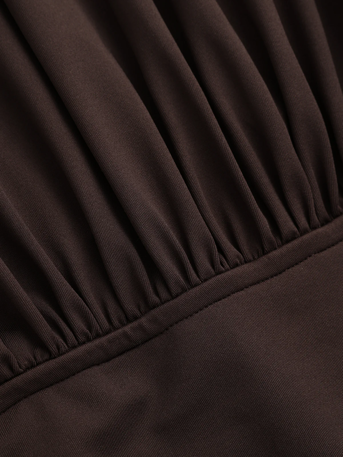 Long-Sleeve Ruched Waist Mermaid Maxi Dress - Wholesalesil