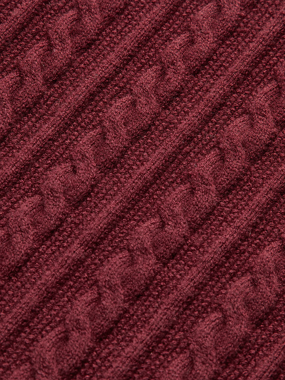 Metal Detail Cable Knit Cardigan - Wholesalesil