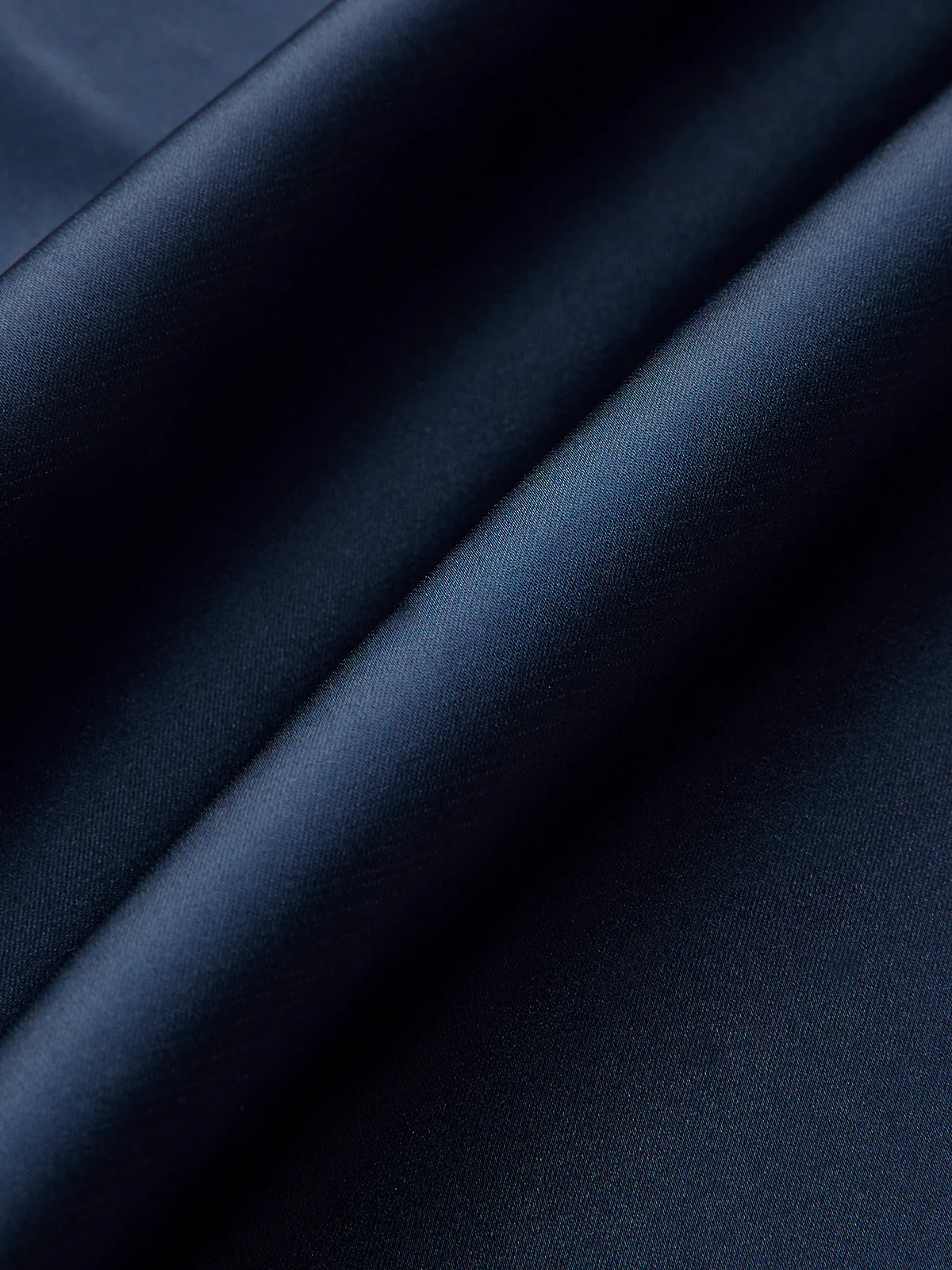 Long Sleeve Satin Tie-Neck Blouse - Wholesalesil