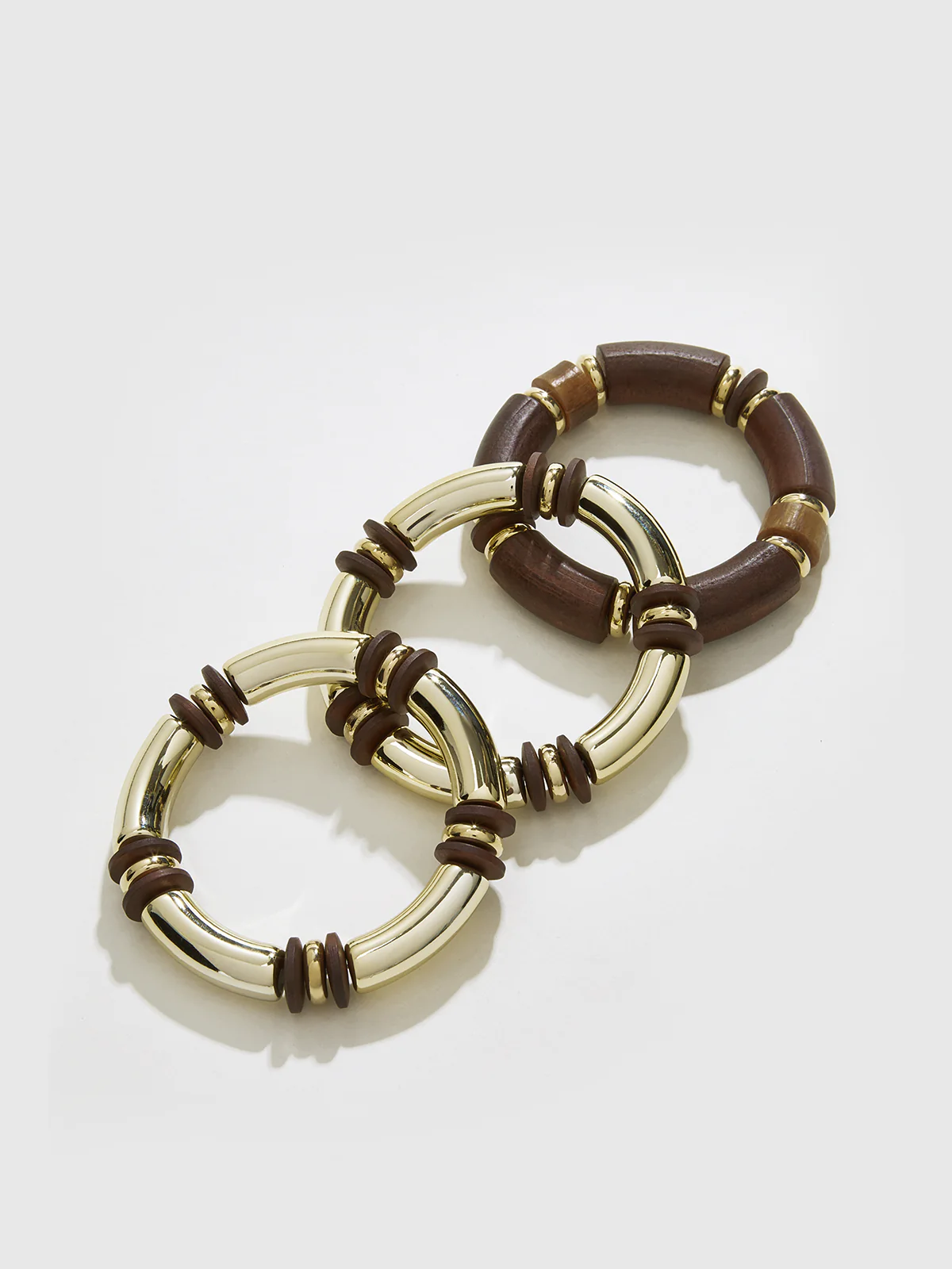 Stackable Wood and Resin Bracelet - Wholesalesil