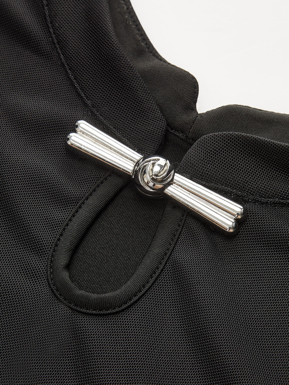 Mesh Long Sleeve Floral Print Maxi Dress - Wholesalesil