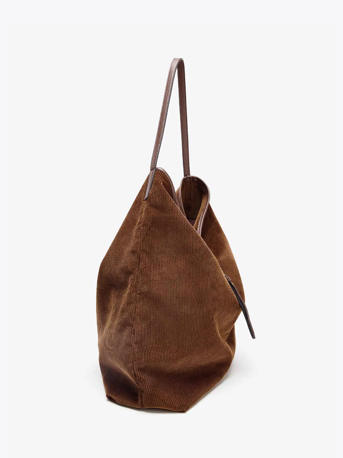 Large-Capacity Corduroy Hobo Bag - Wholesalesil