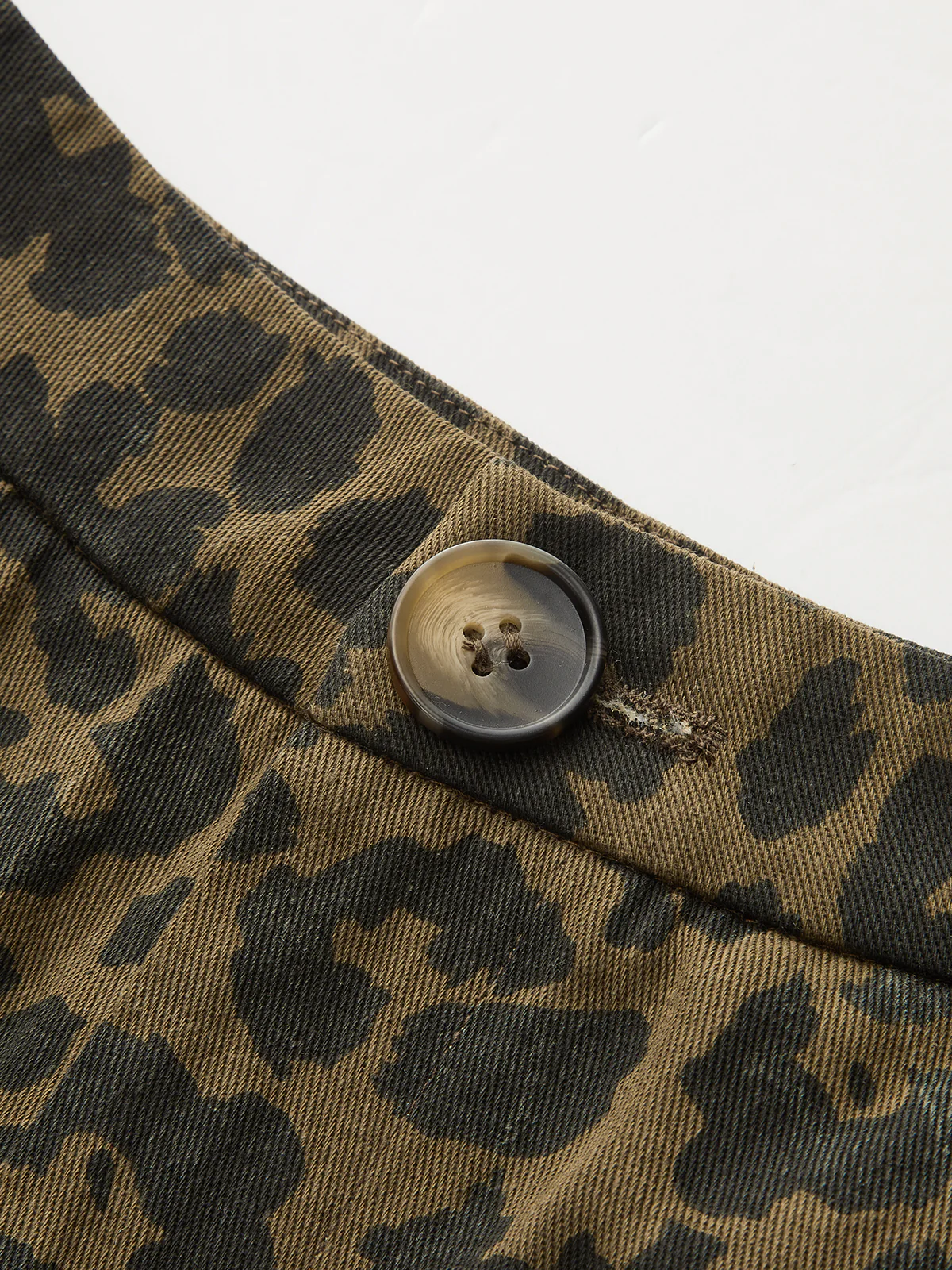 Leopard Print Cotton Balloon Pants - Wholesalesil