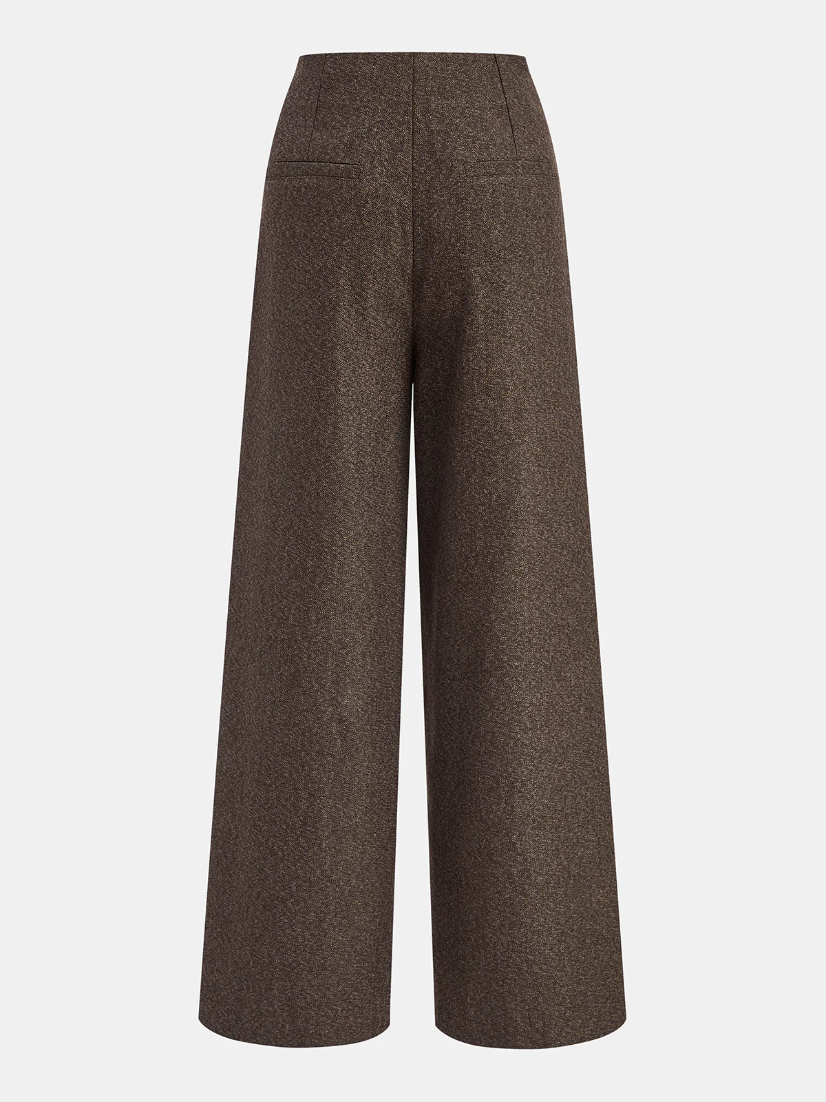 Buttoned Twill Retro Pants - Wholesalesil