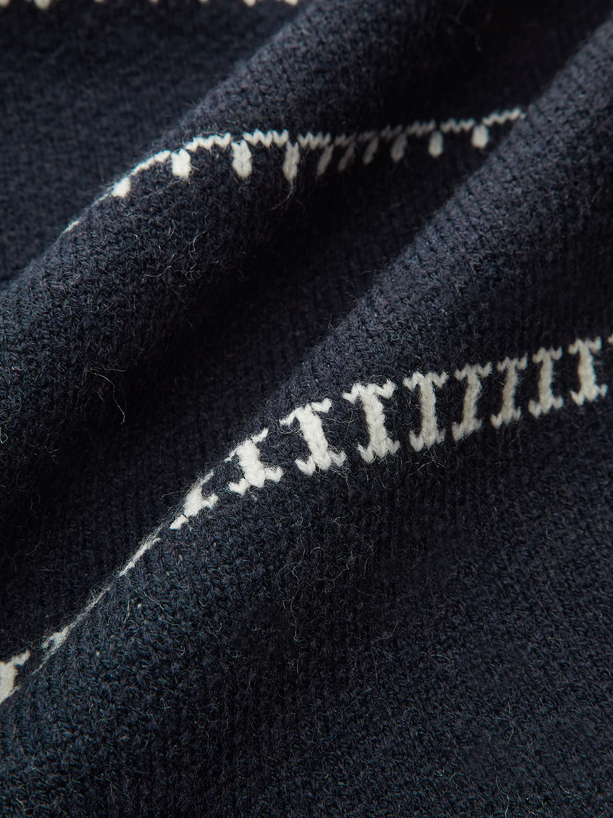 Horse-Pattern Wool Blend Fringe Cardigan - Wholesalesil