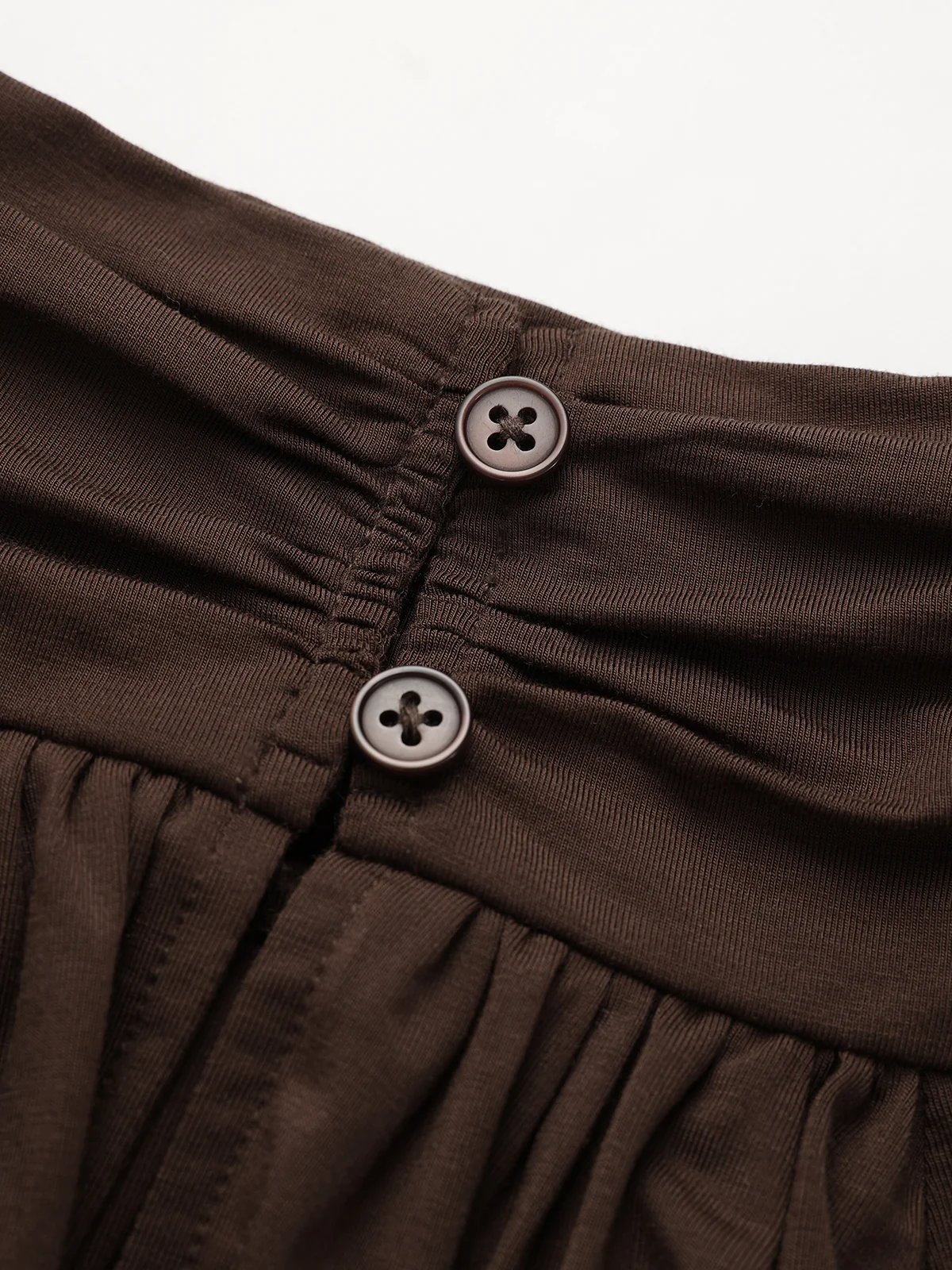 Mock Neck Ruched Modal Long-Sleeve Top - Wholesalesil