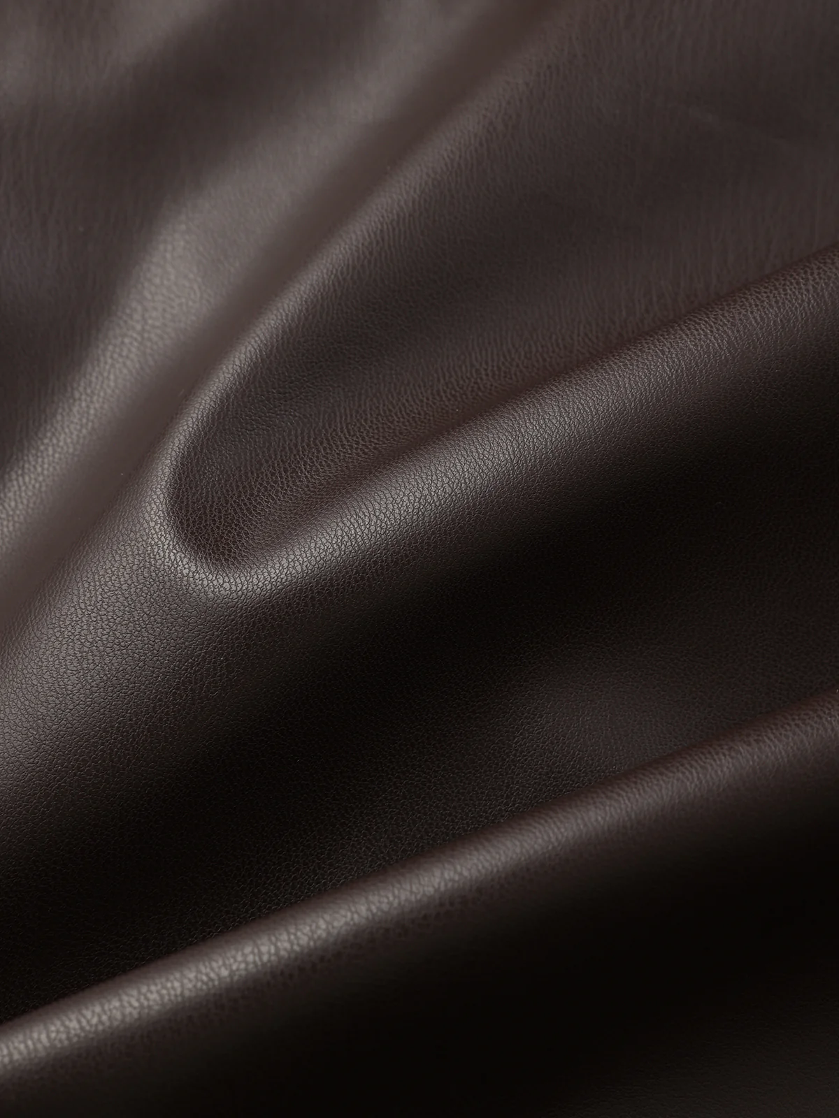 Belted Faux Leather Ruched Slit Midi Skirt - Wholesalesil