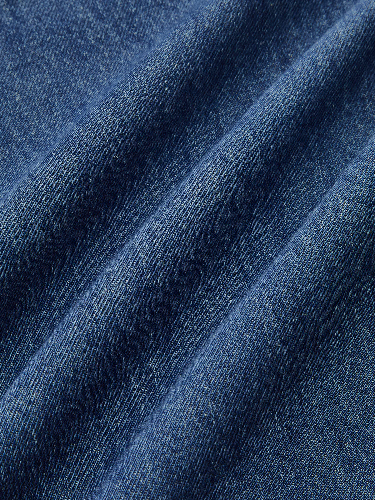 Denim Drawstring Waist Wide-Leg Pants - Wholesalesil