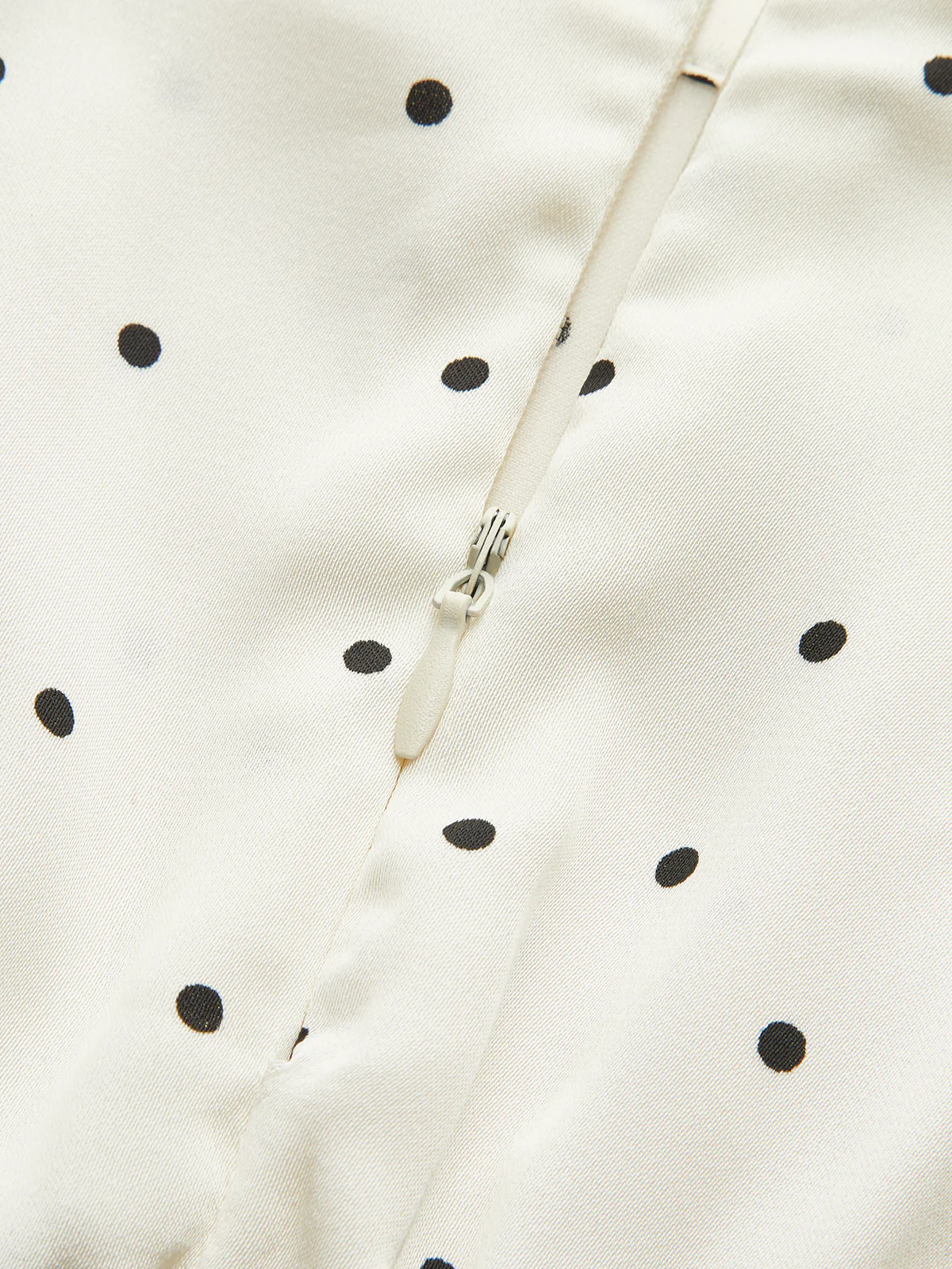 Polka Dot Panel Mock Neck Top - Wholesalesil