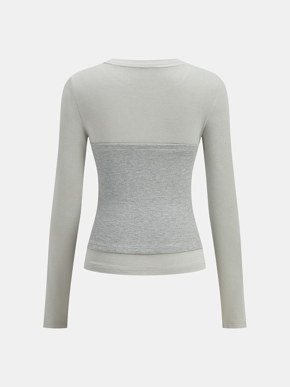 Cotton-Blend Top with Textured Corset Detail - Wholesalesil