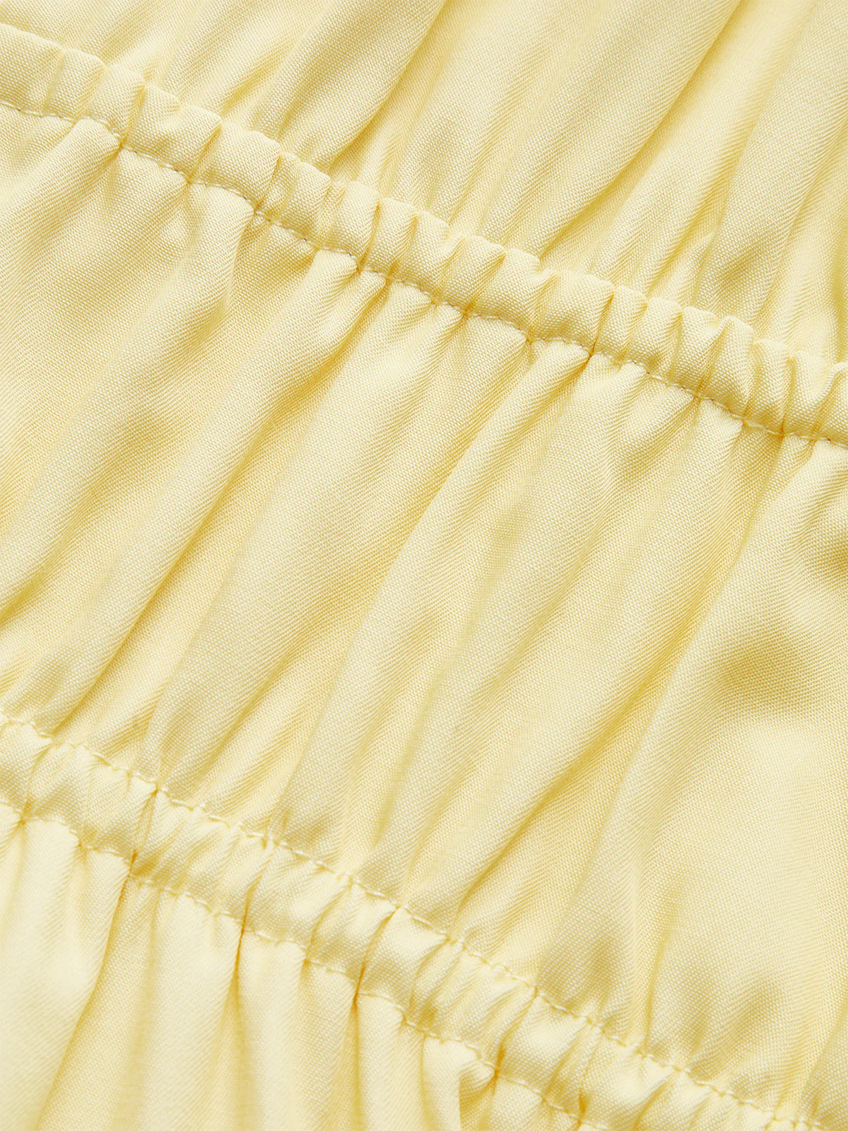 Spaghetti Strap Maxi Dress with Ruched Waist and Crisscross Back - Wholesalesil