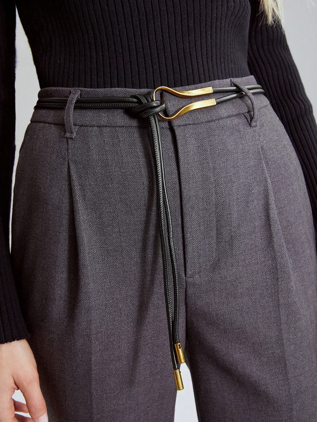 PU Leather Rope-Like Belt - Wholesalesil