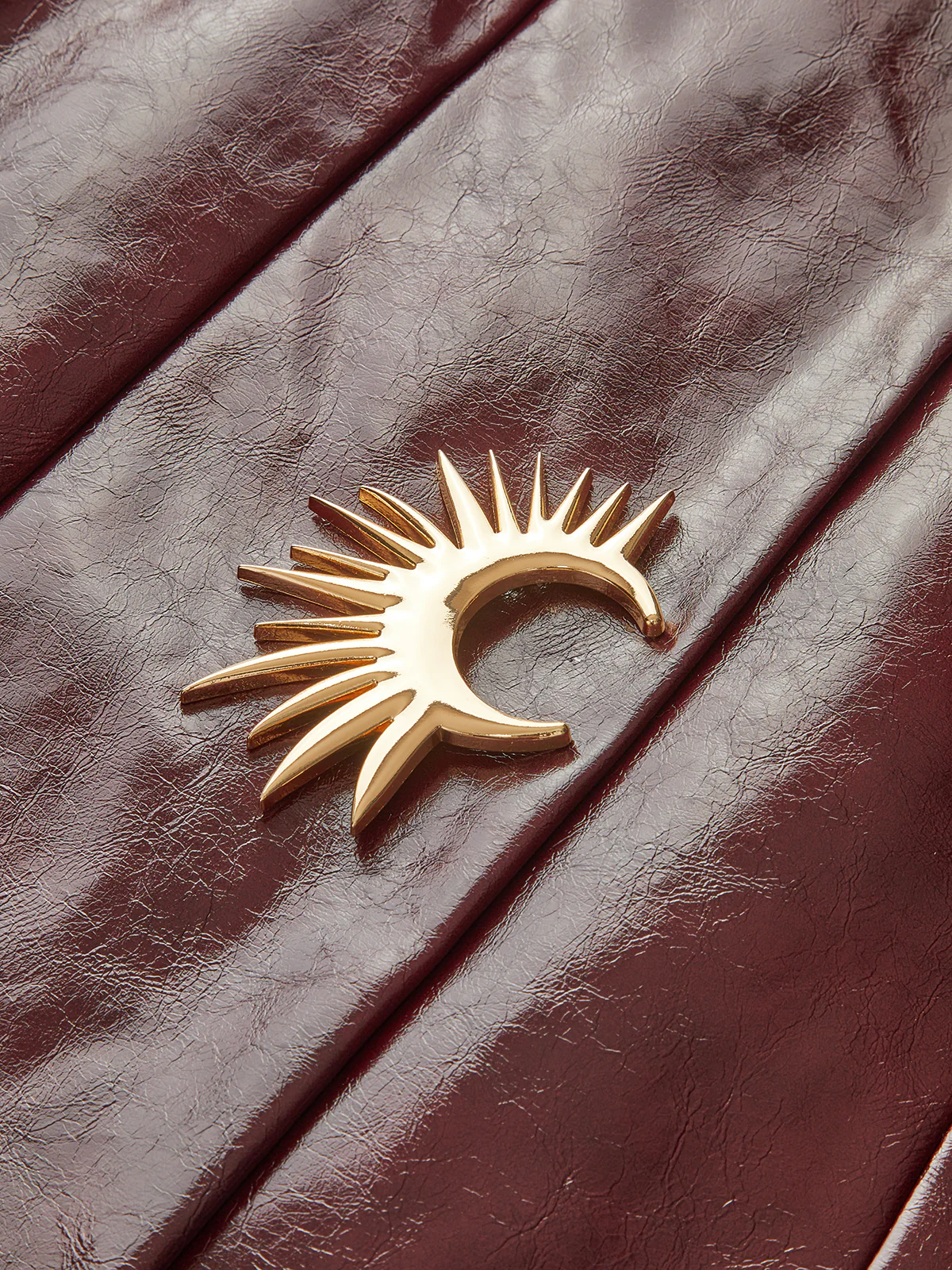 Strapless Asymmetric Faux Leather Dress - Wholesalesil