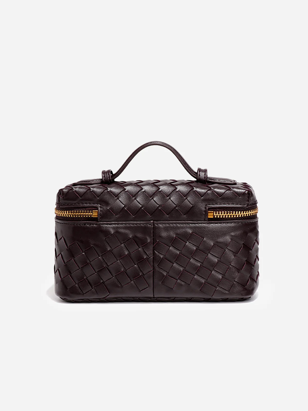 Woven PU Leather Box Bag - Wholesalesil