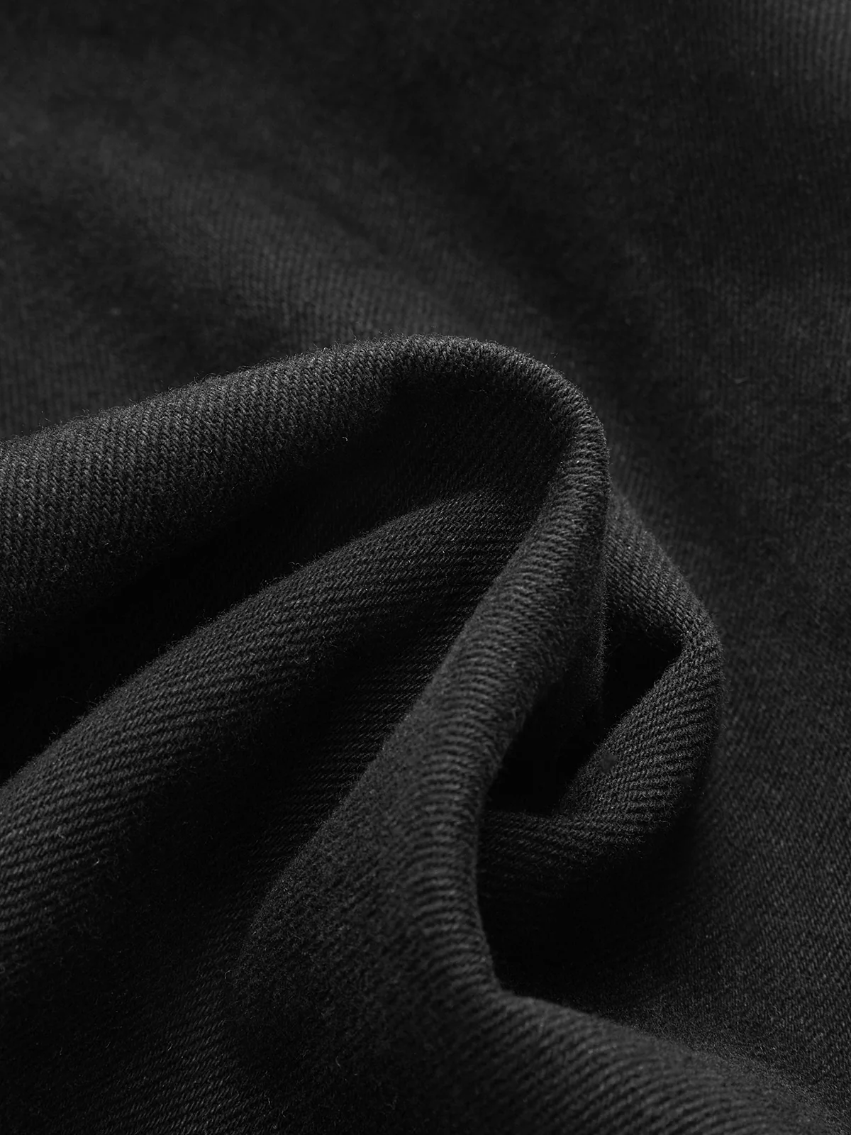 Asymmetric Mid-Waist Denim Pants - Wholesalesil