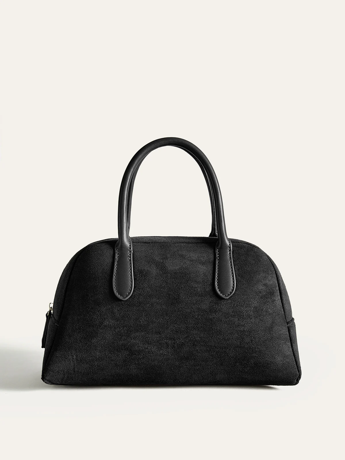 Suede Dome Top Handle Bag - Wholesalesil