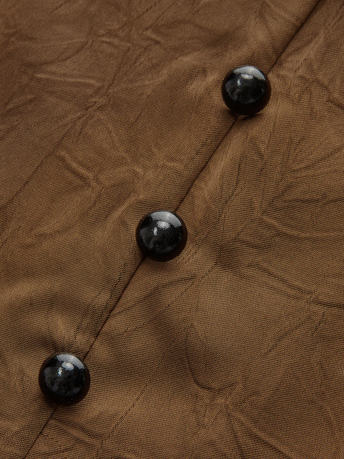 Satin V-Neck Cross-Front Blouse - Wholesalesil