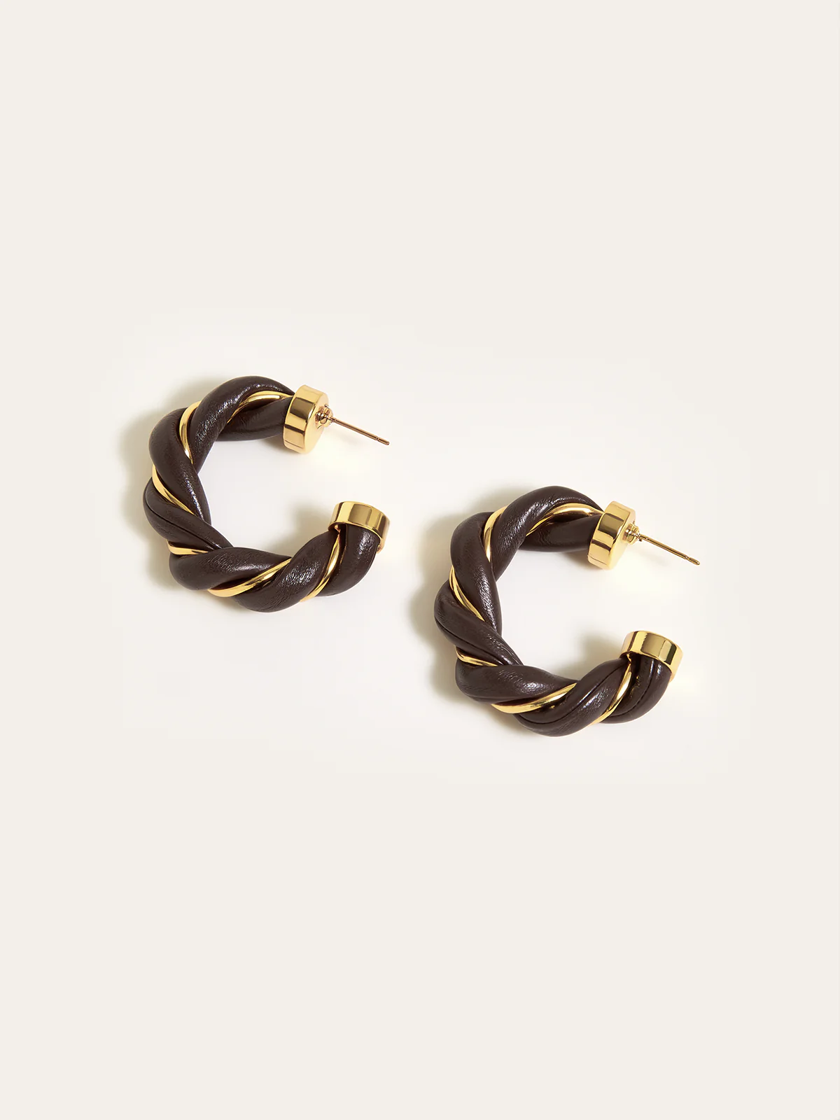 Twisted Hoop Earrings - Wholesalesil