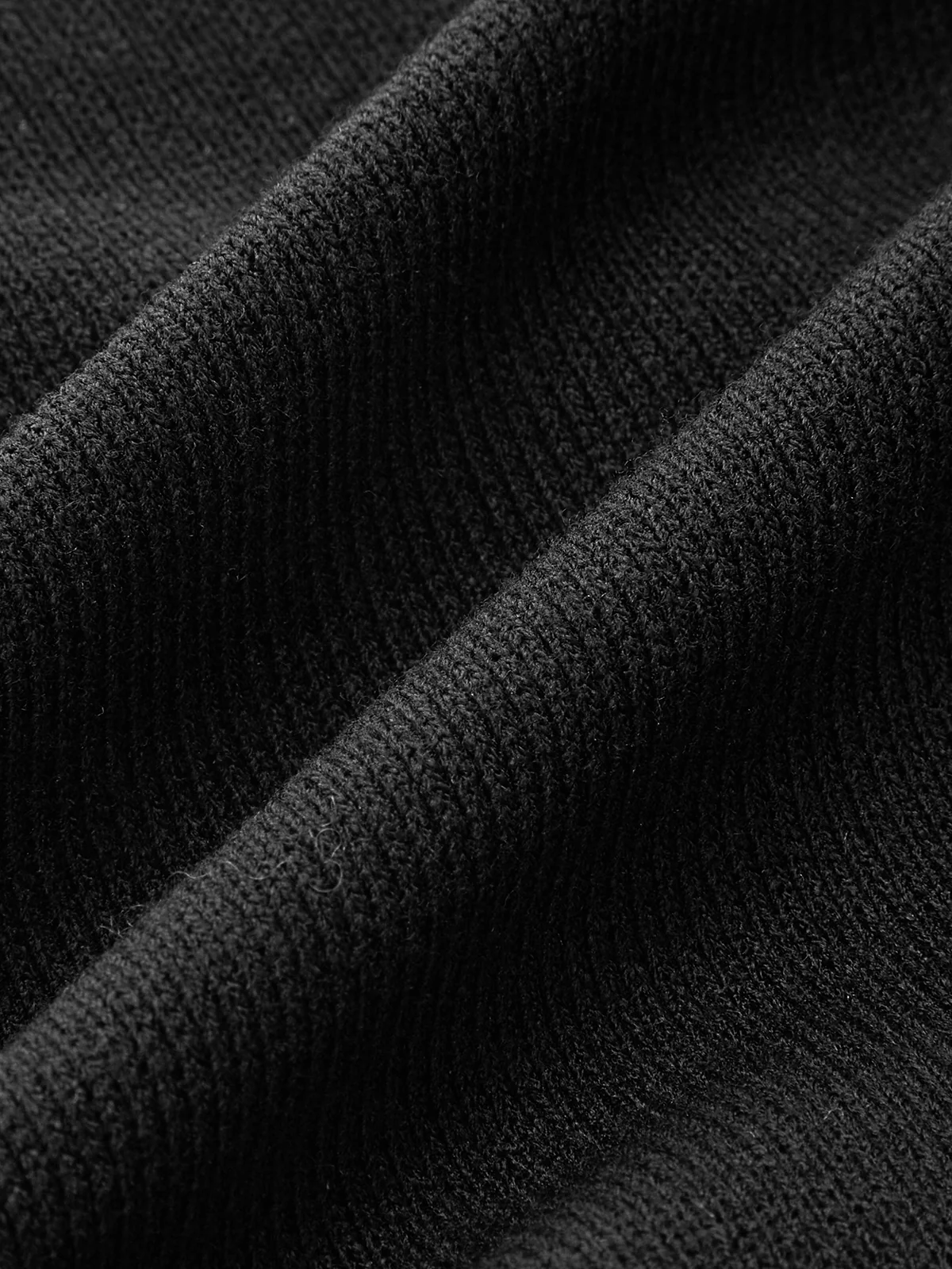 Faux Leather Panel Asymmetric Knit Top - Wholesalesil