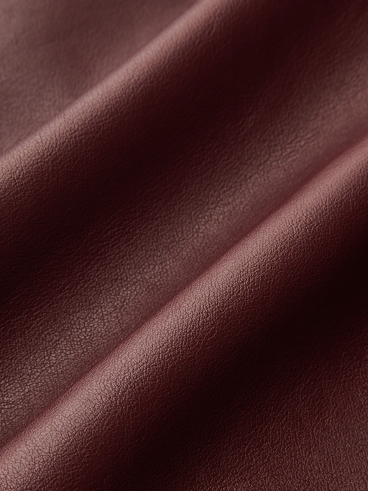 Double-Collar PU Leather Shirt Dress - Wholesalesil