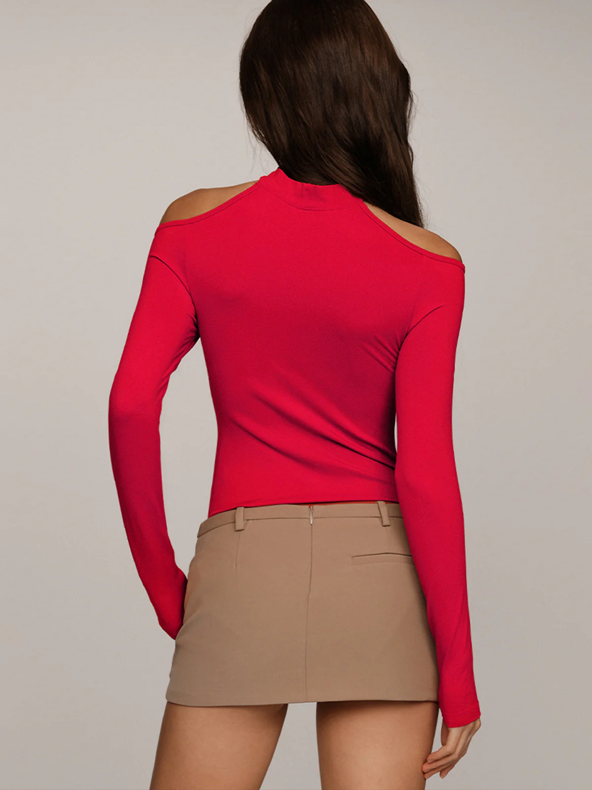 Bra-Free Off-Shoulder Choker Bodysuit - Wholesalesil