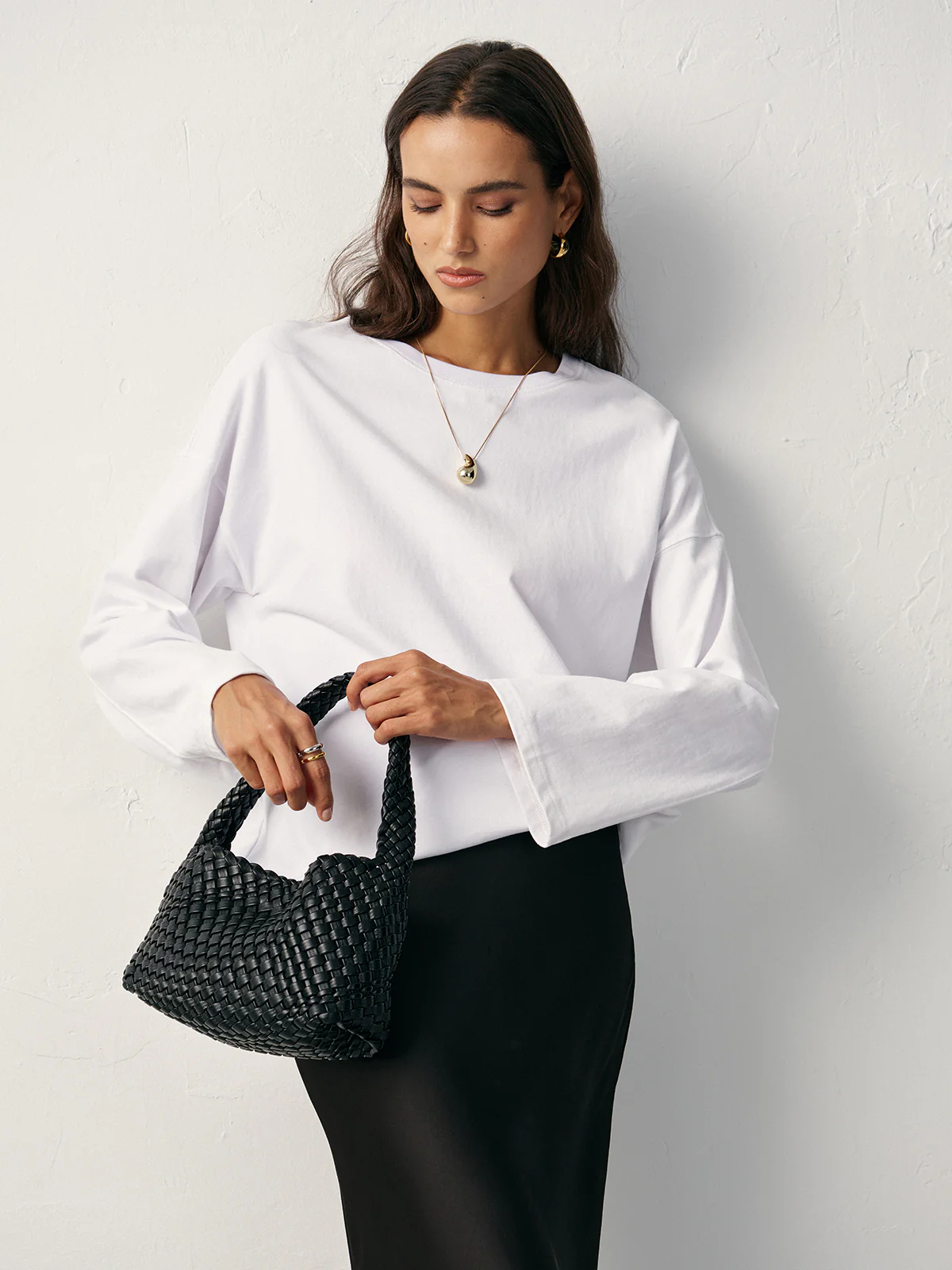 Long Sleeve Cotton T-Shirt - Wholesalesil