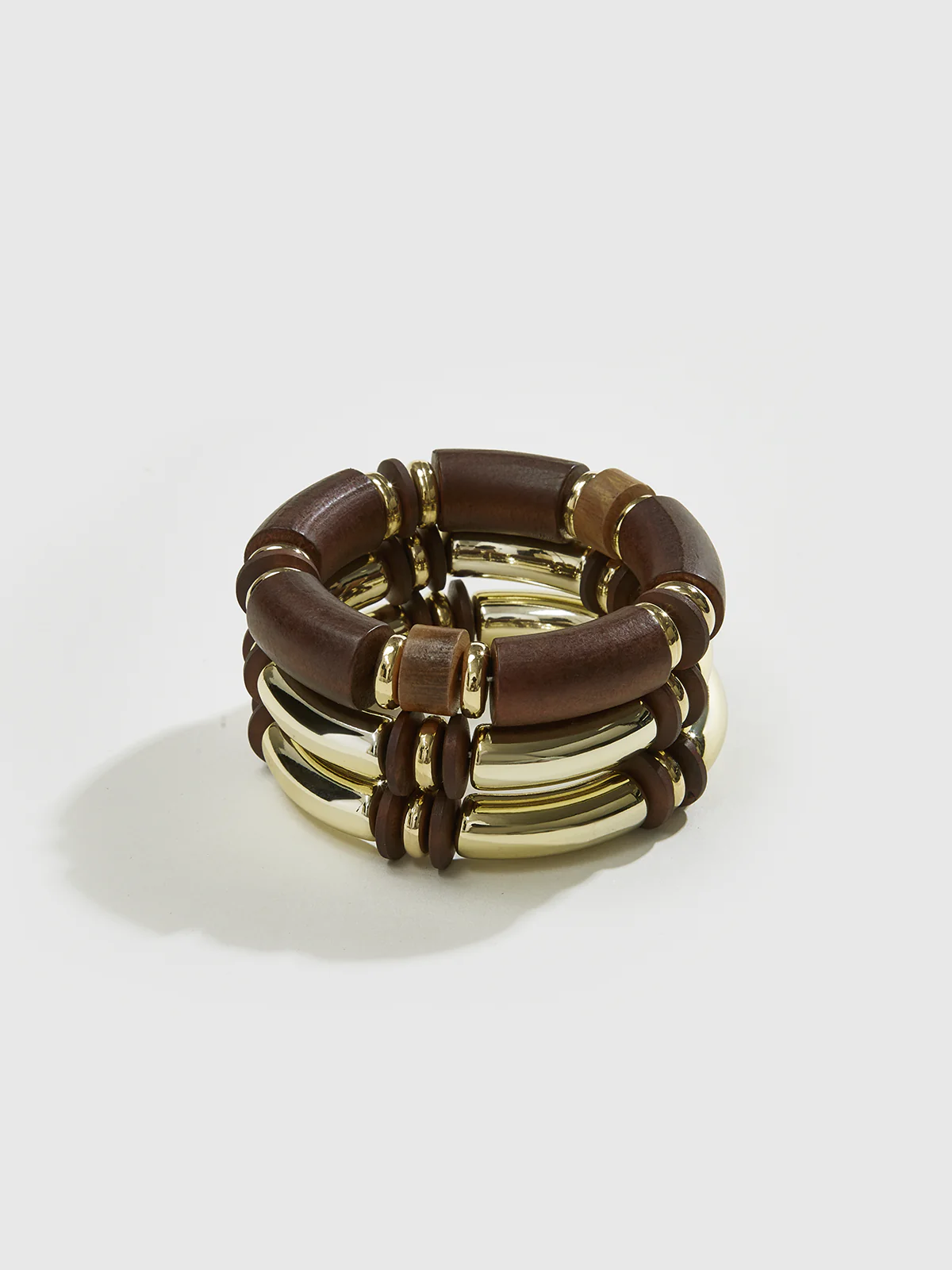 Stackable Wood and Resin Bracelet - Wholesalesil