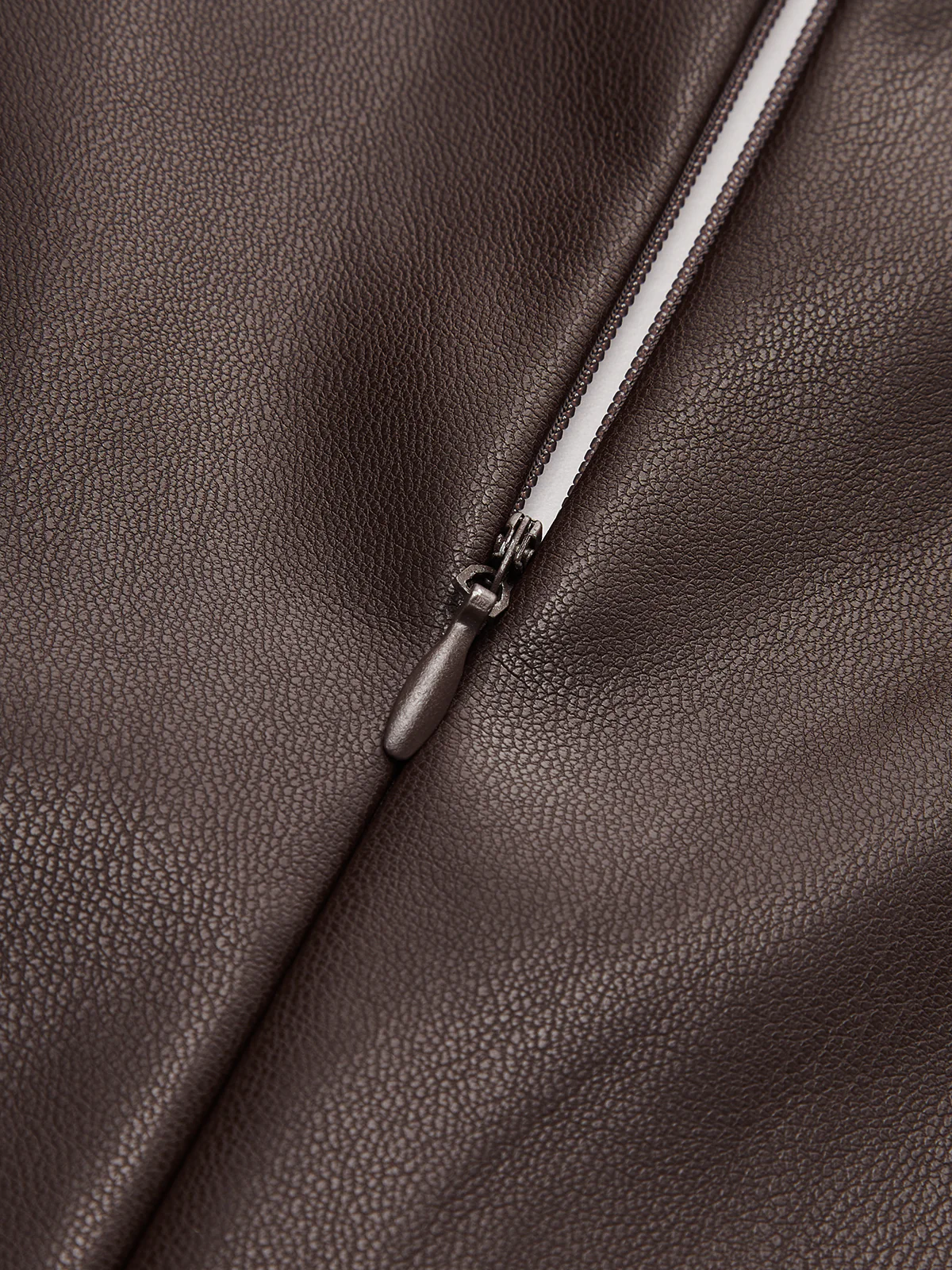 Faux Leather Sleeveless Midi Dress - Wholesalesil