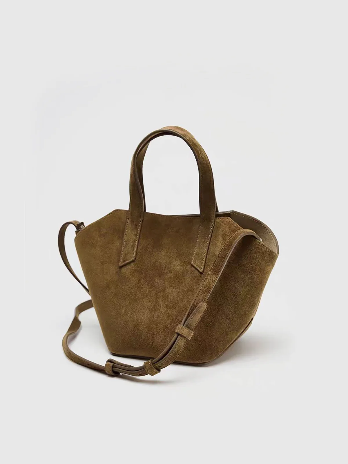 Suede Mini Tote Bag - Wholesalesil
