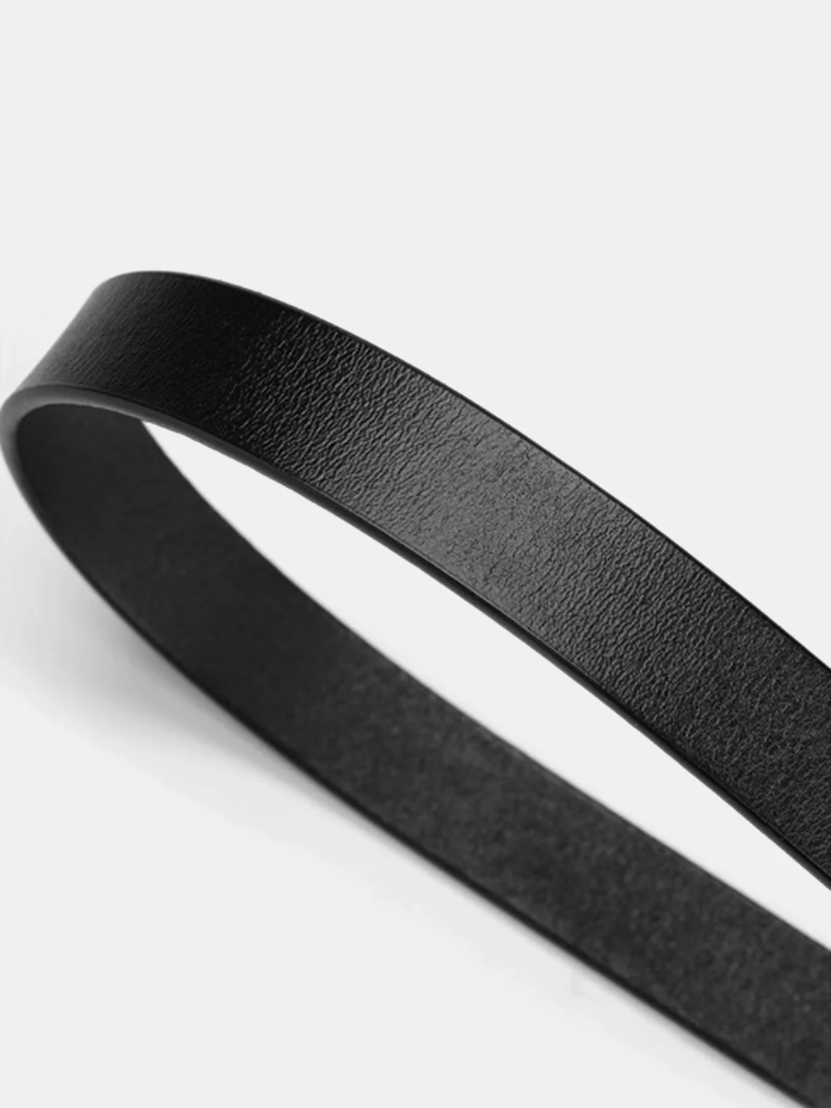 Pointed Tip Detail PU Leather Belt - Wholesalesil
