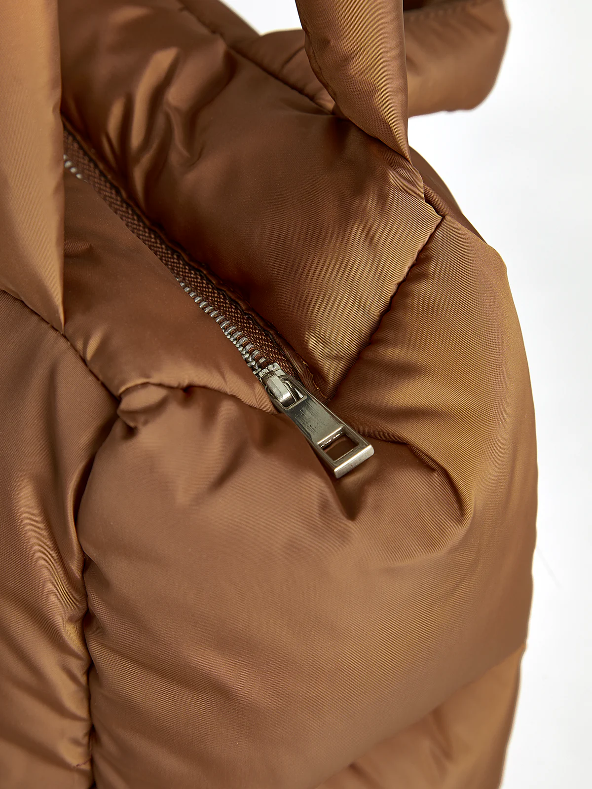 Puffer Zipper-Top Tote Bag - Wholesalesil