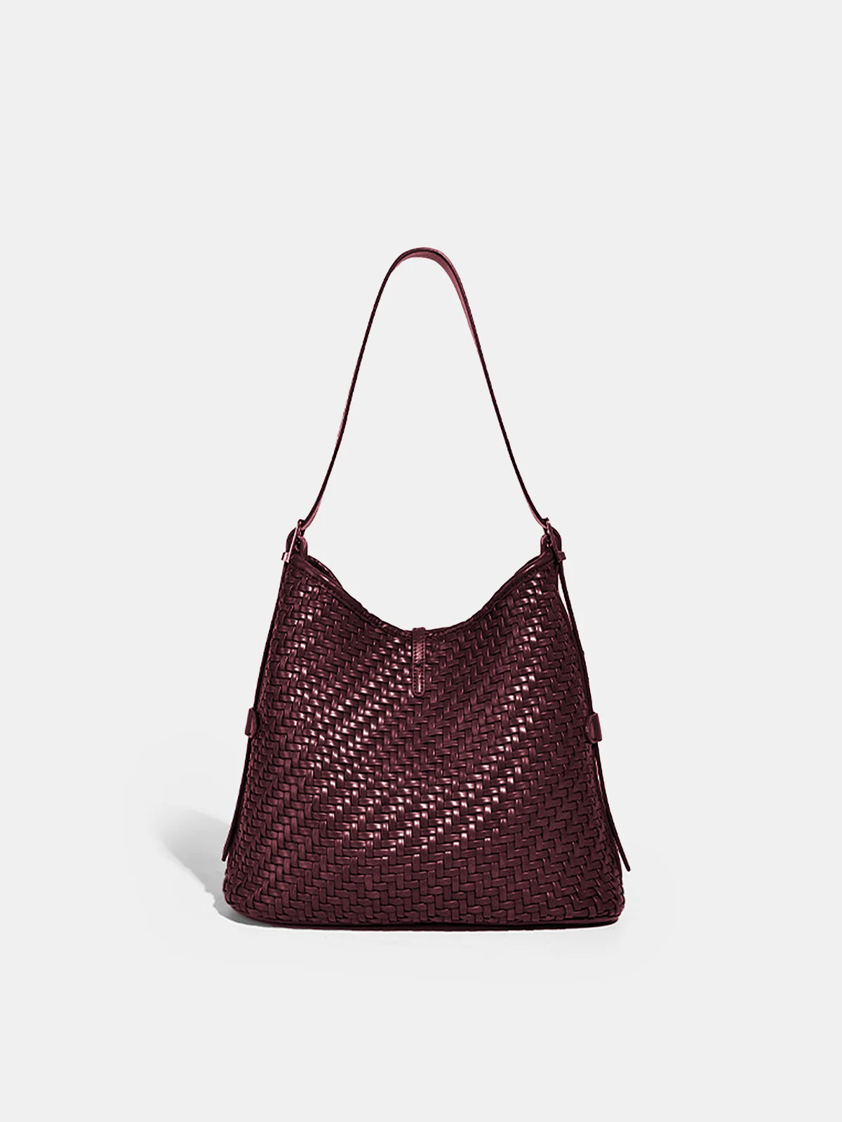 Woven PU Bucket Bag - Wholesalesil