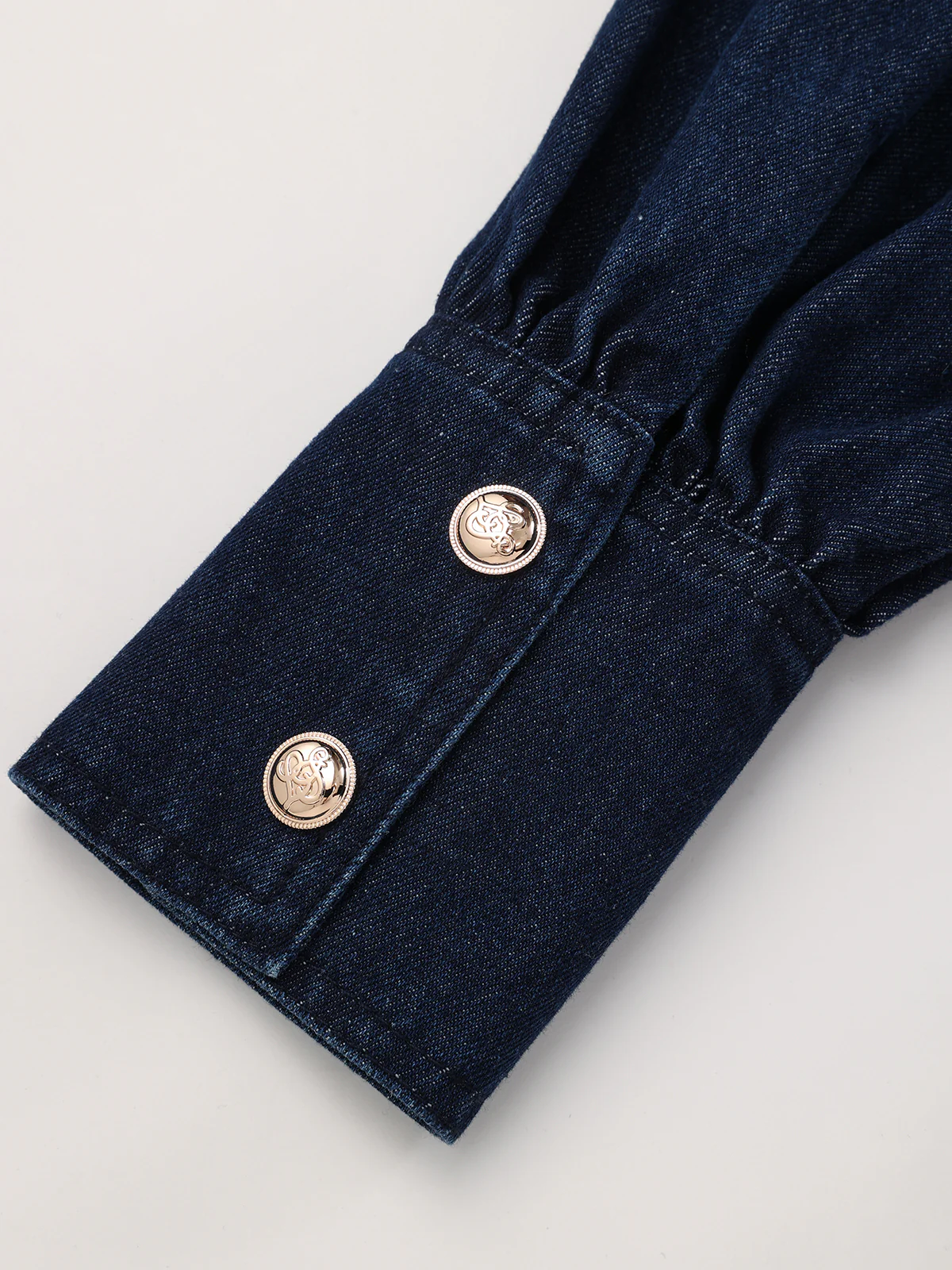 Belted Button-Front Denim Shirt Dress - Wholesalesil