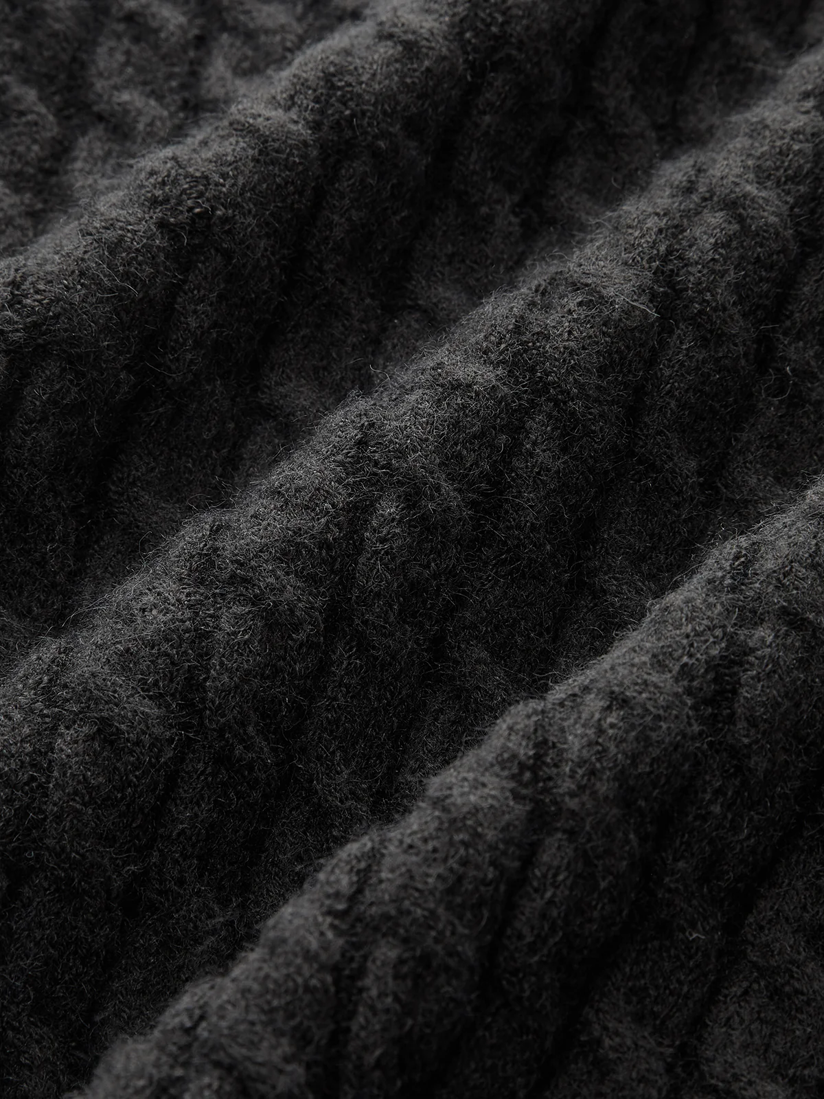 2 in1 Paneled Cable-Knit Cardigan - Wholesalesil