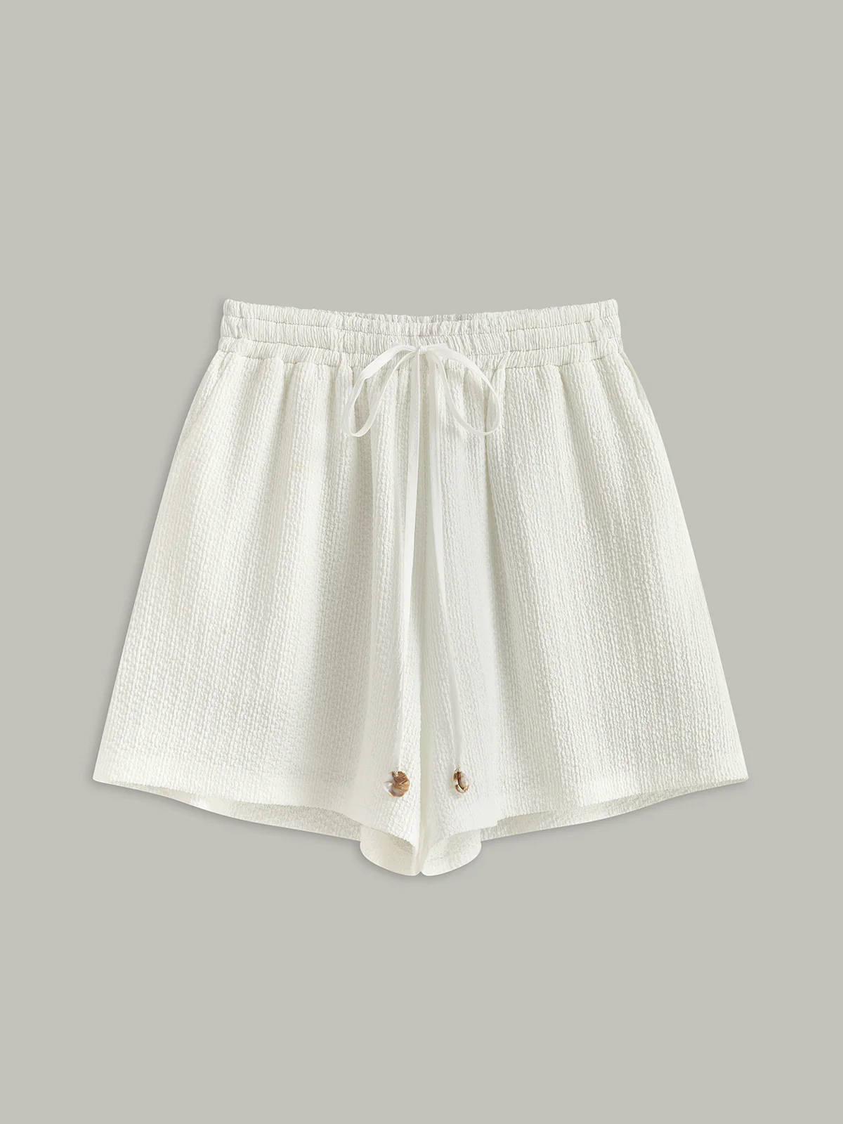 Button-Front Loose-Fit Shorts Set - Wholesalesil