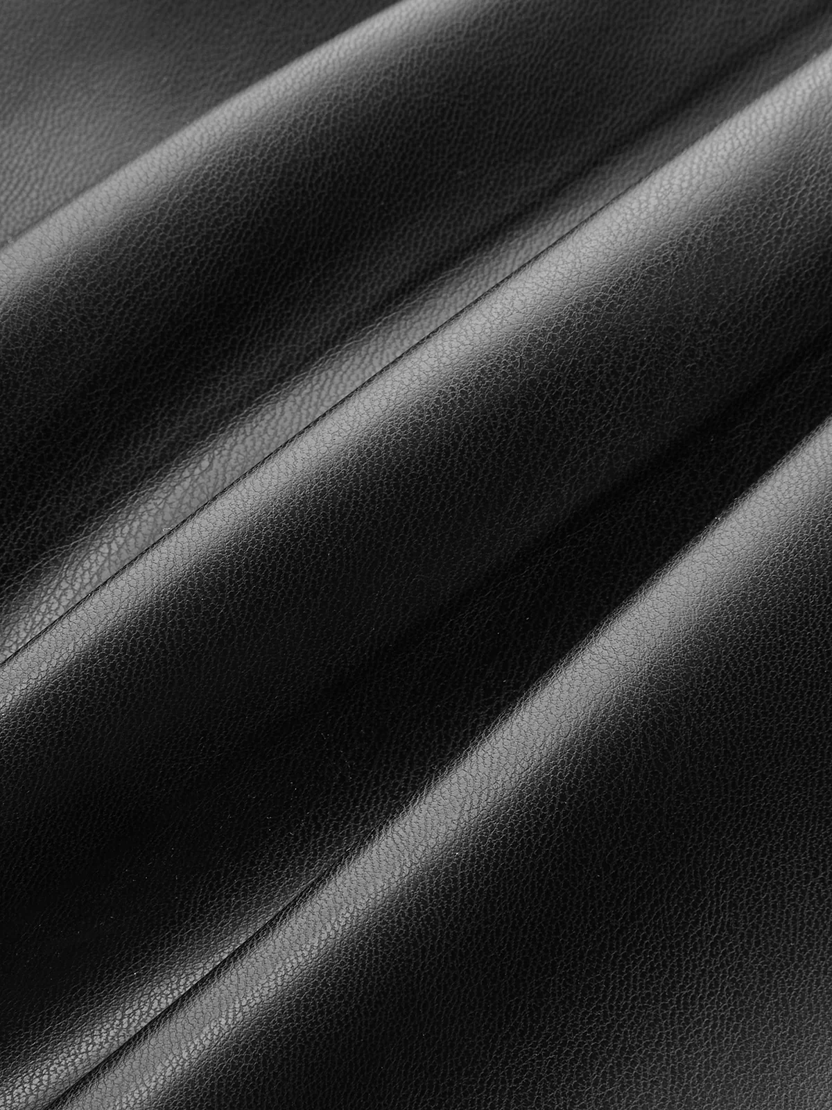 Faux Leather Sleeveless Dress with Belt - Wholesalesil