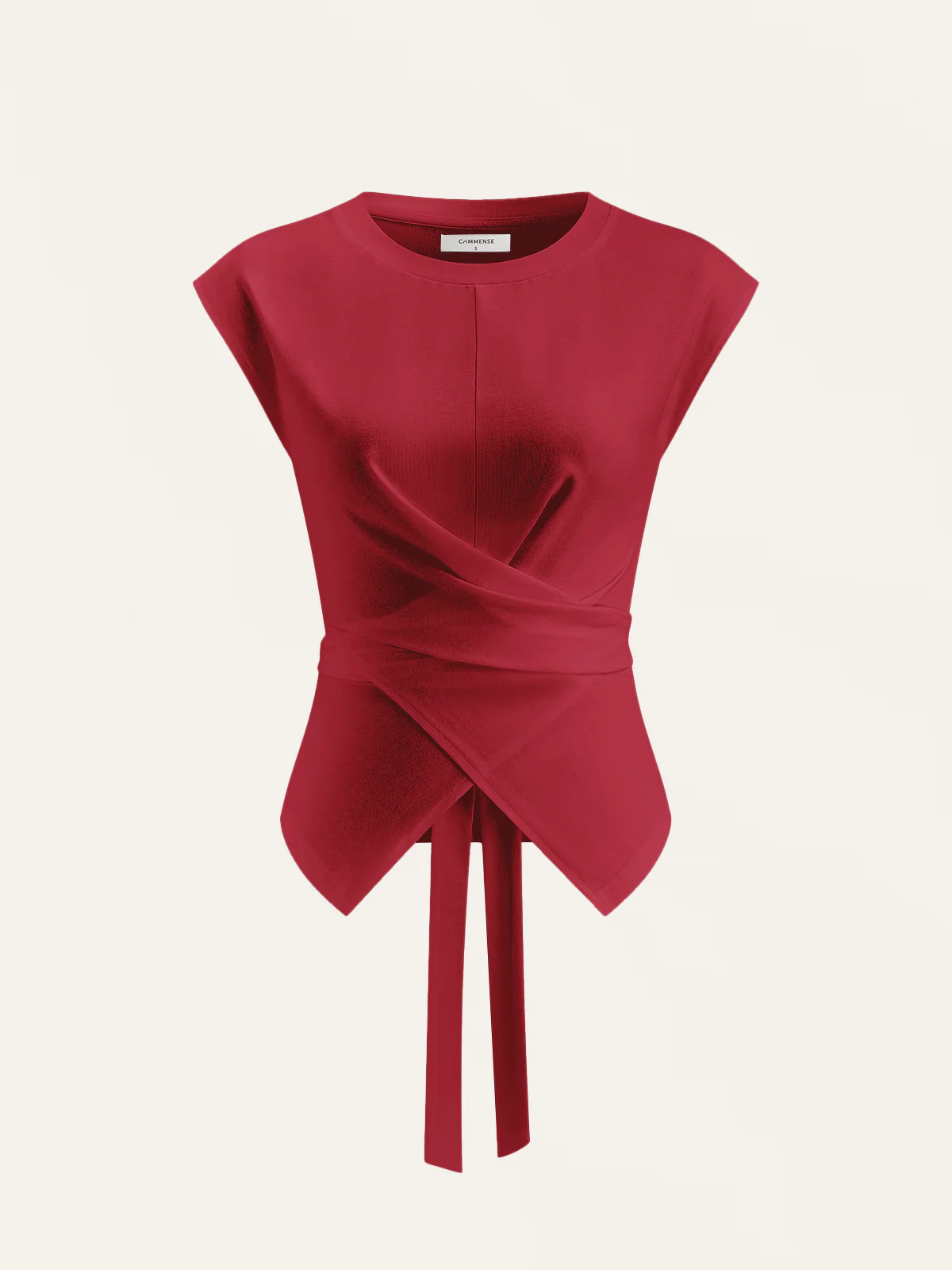 Wrap-Front Tie-Back Top - Wholesalesil