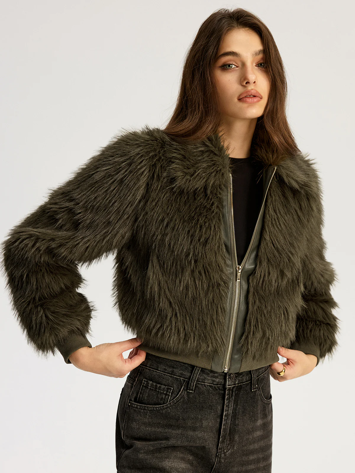 Faux Fur Jacket - Wholesalesil