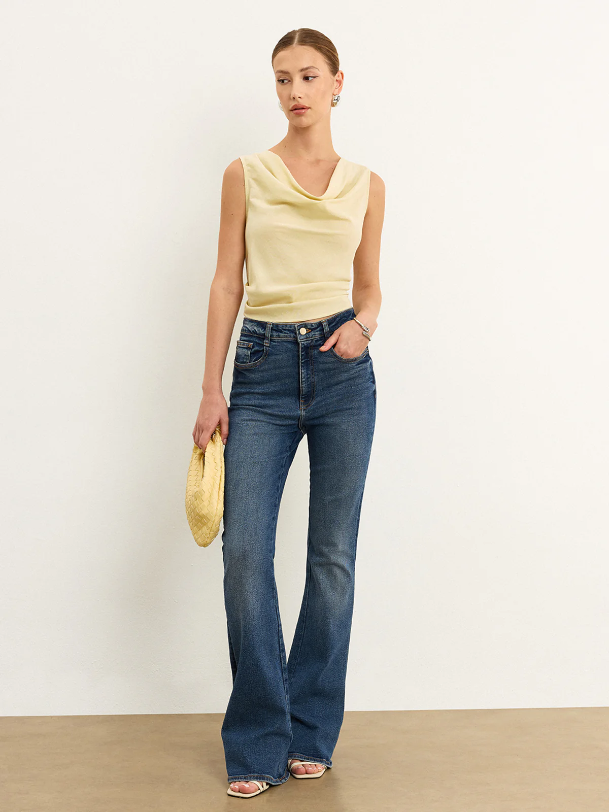 Tie-Back Bow Tank Top - Wholesalesil