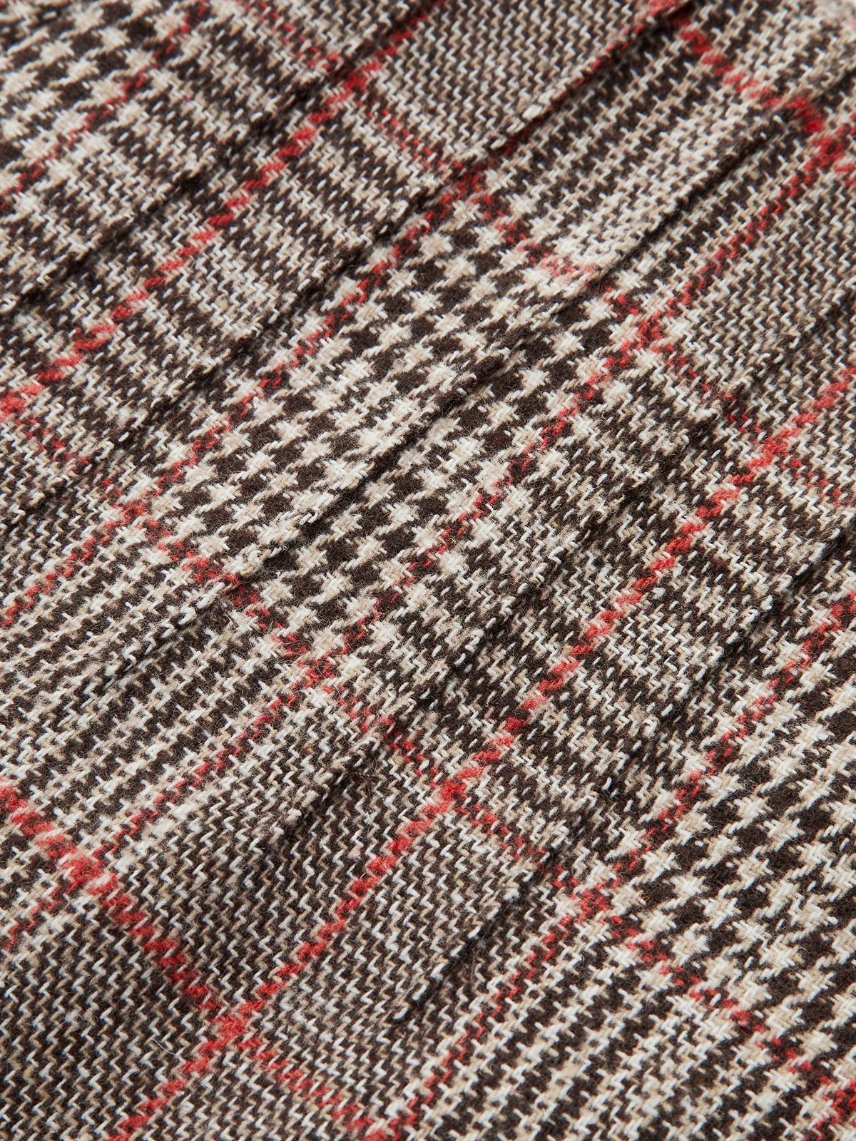 High-Waist Plaid Tweed Shorts - Wholesalesil