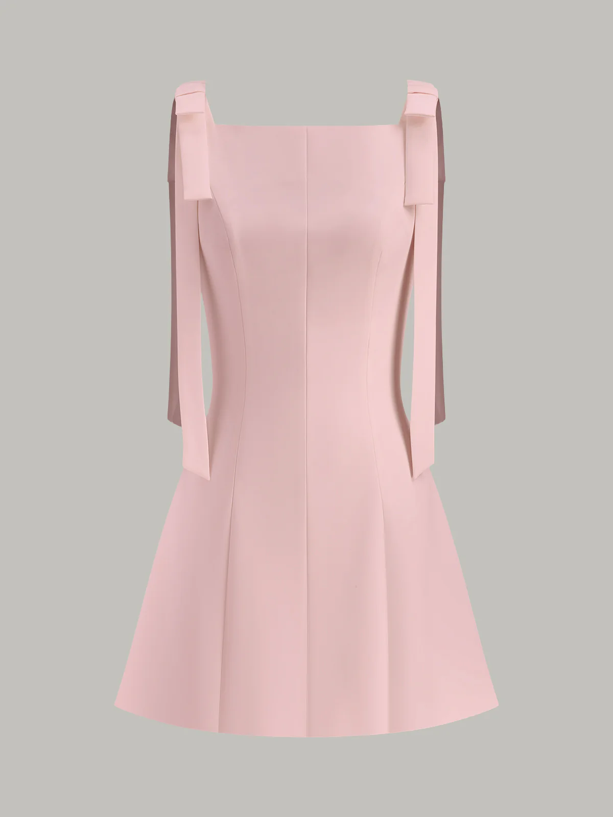 Bow-Strap Mini Dress - Wholesalesil