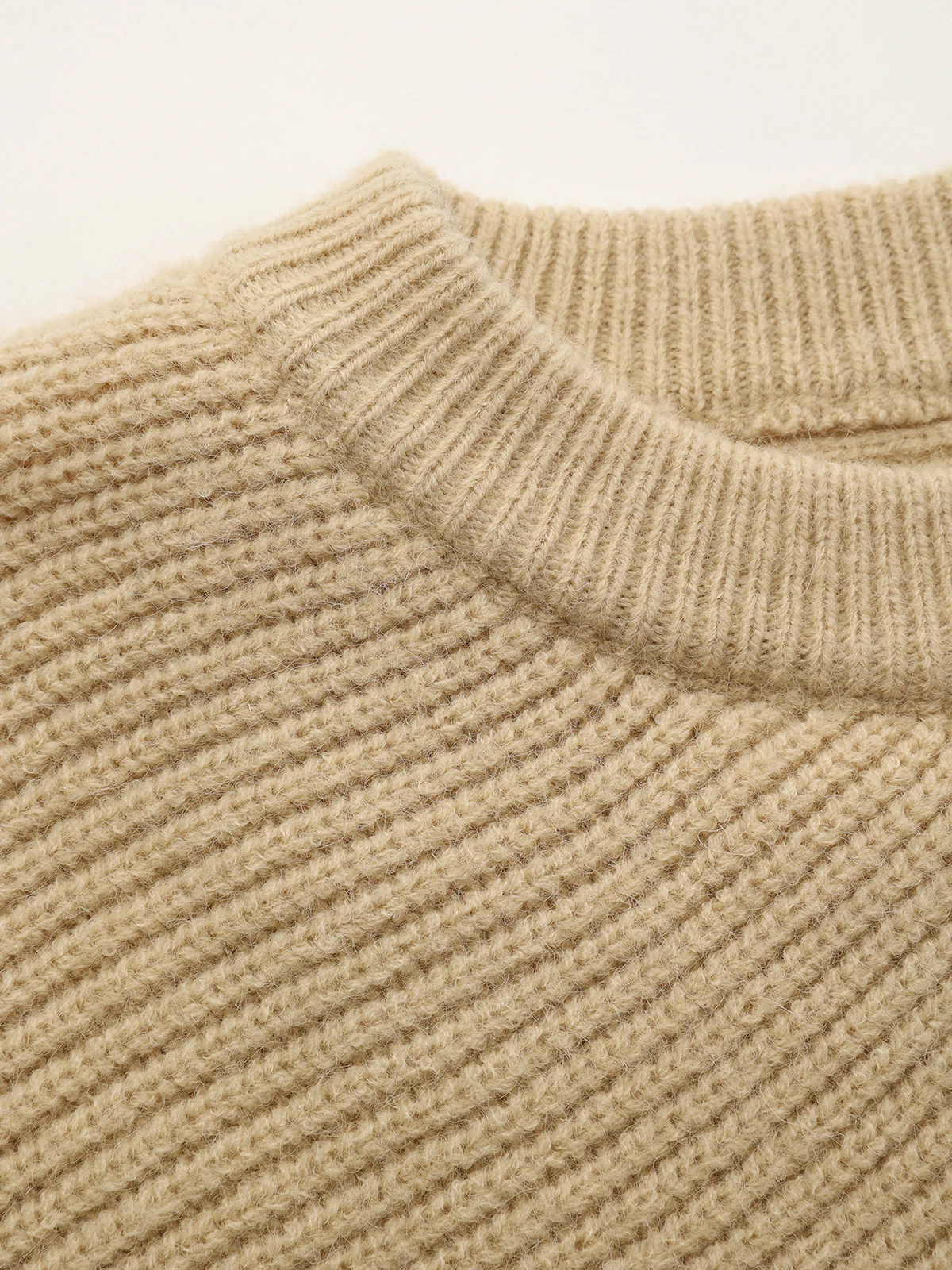 Asymmetric Wrap Knit Sweater - Wholesalesil
